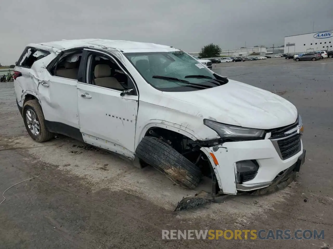 4 Photograph of a damaged car 1GNERFKW3PJ343638 CHEVROLET TRAVERSE 2023