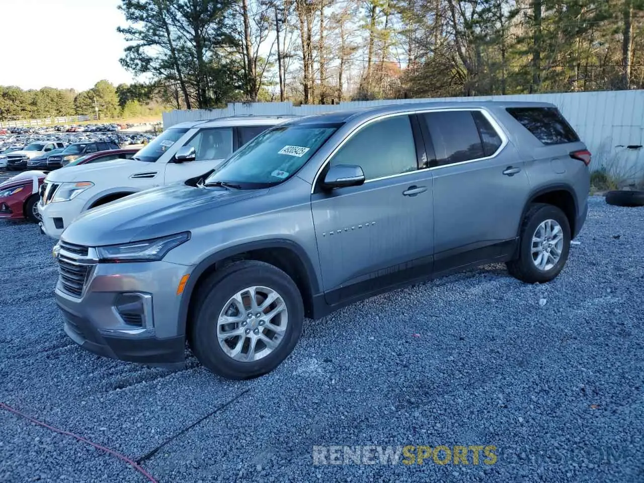 1 Photograph of a damaged car 1GNERFKW4PJ285541 CHEVROLET TRAVERSE 2023