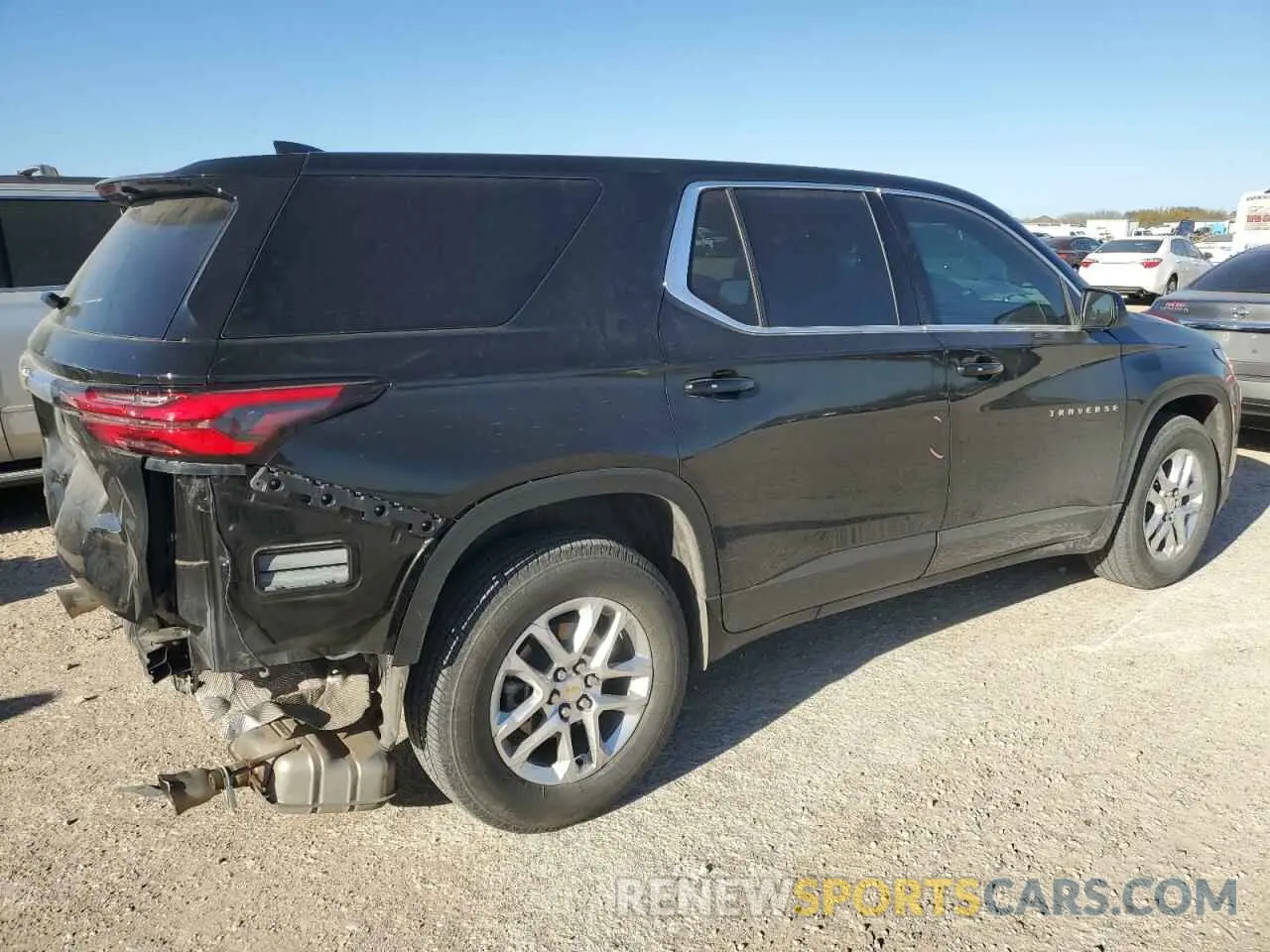 3 Photograph of a damaged car 1GNERFKW5PJ168728 CHEVROLET TRAVERSE 2023