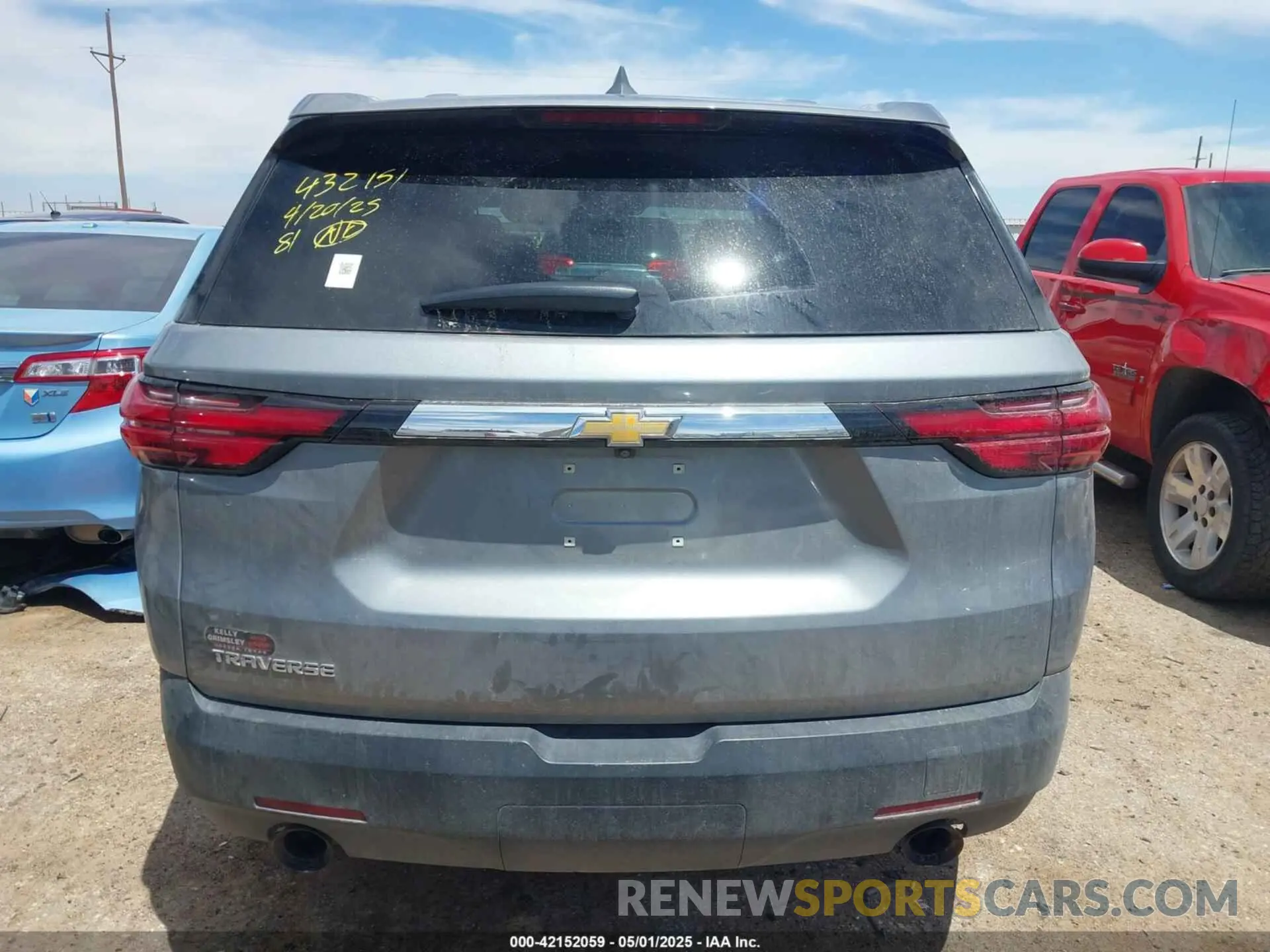 15 Photograph of a damaged car 1GNERFKW6PJ101765 CHEVROLET TRAVERSE 2023