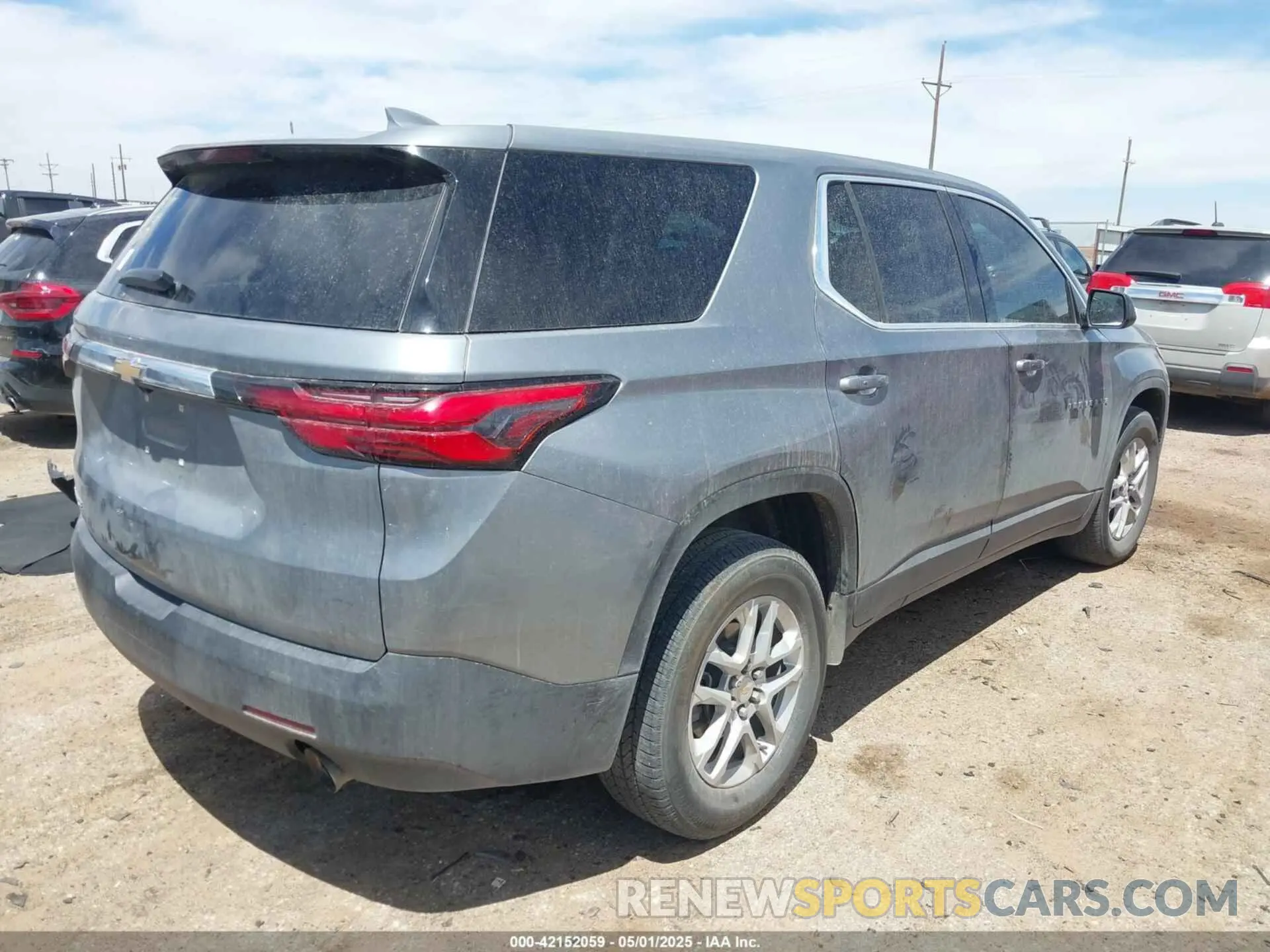 4 Photograph of a damaged car 1GNERFKW6PJ101765 CHEVROLET TRAVERSE 2023