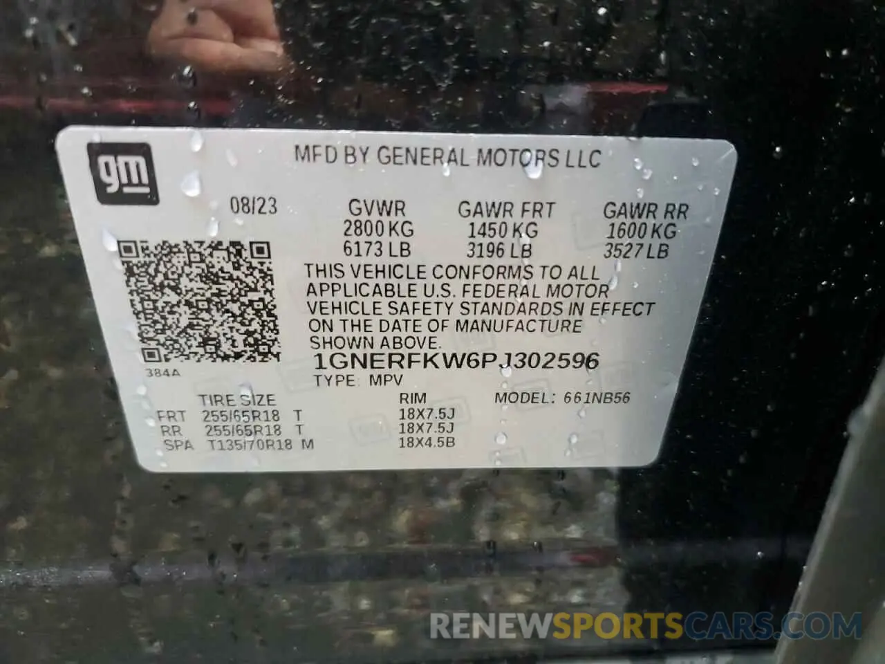 14 Photograph of a damaged car 1GNERFKW6PJ302596 CHEVROLET TRAVERSE 2023