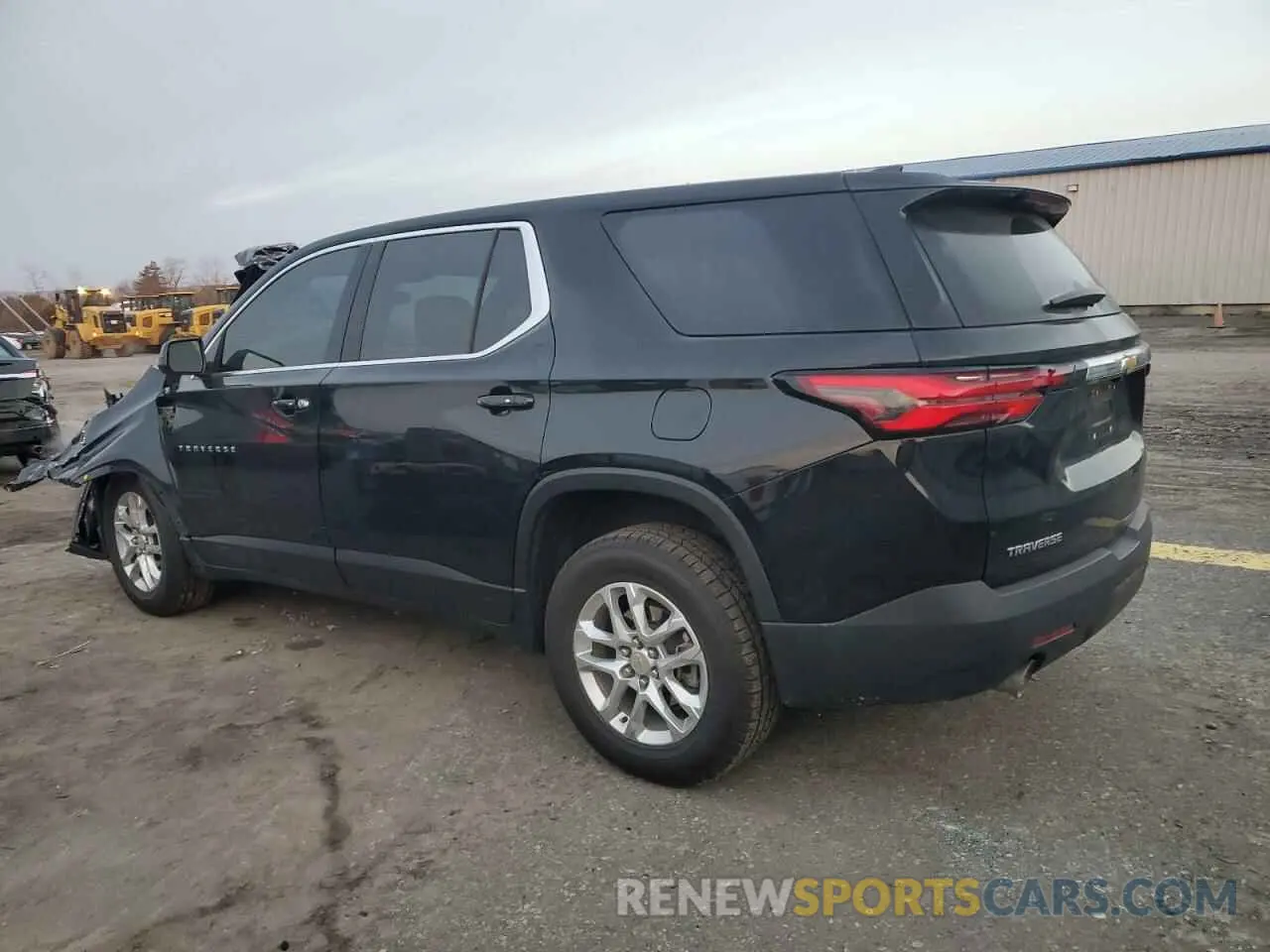 2 Photograph of a damaged car 1GNERFKW6PJ302596 CHEVROLET TRAVERSE 2023