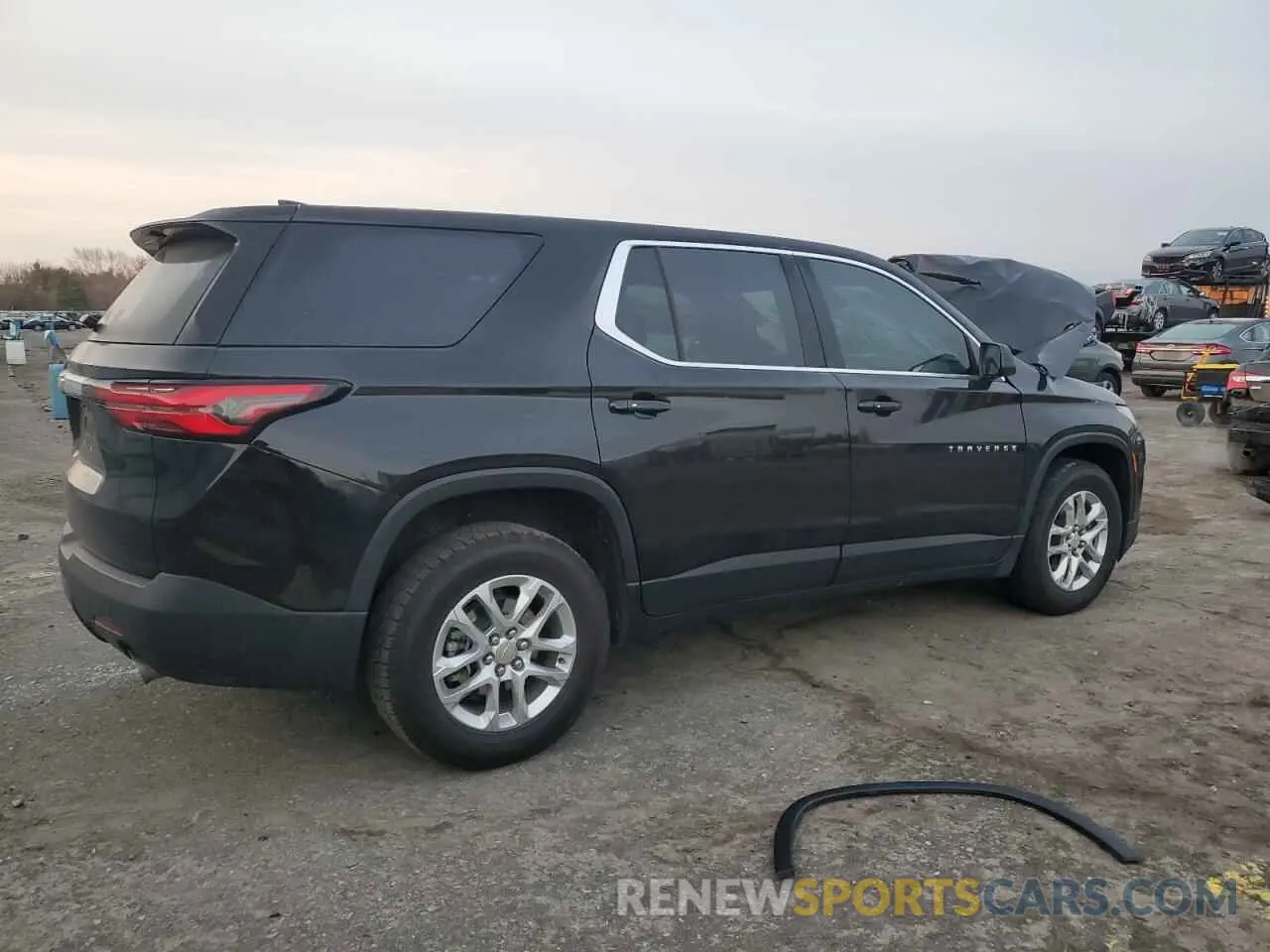 3 Photograph of a damaged car 1GNERFKW6PJ302596 CHEVROLET TRAVERSE 2023