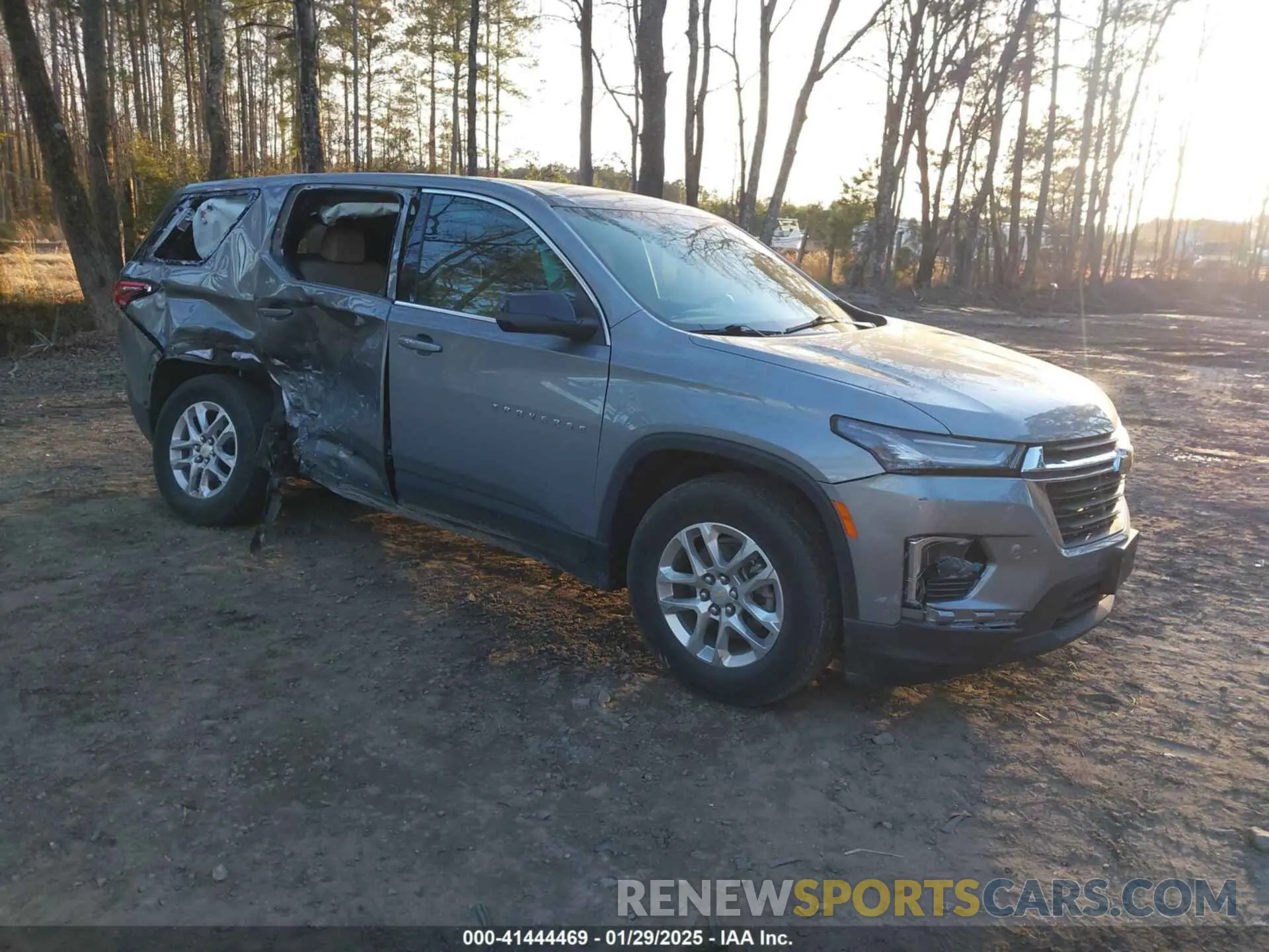 1 Photograph of a damaged car 1GNERFKW7PJ135438 CHEVROLET TRAVERSE 2023
