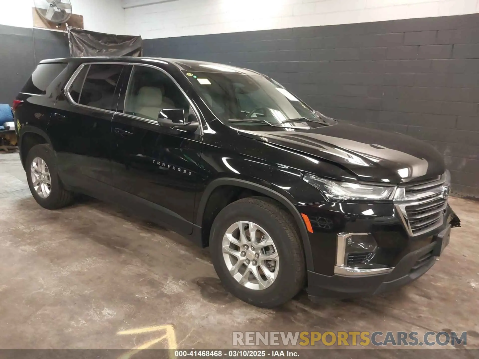 1 Photograph of a damaged car 1GNERFKW7PJ280480 CHEVROLET TRAVERSE 2023