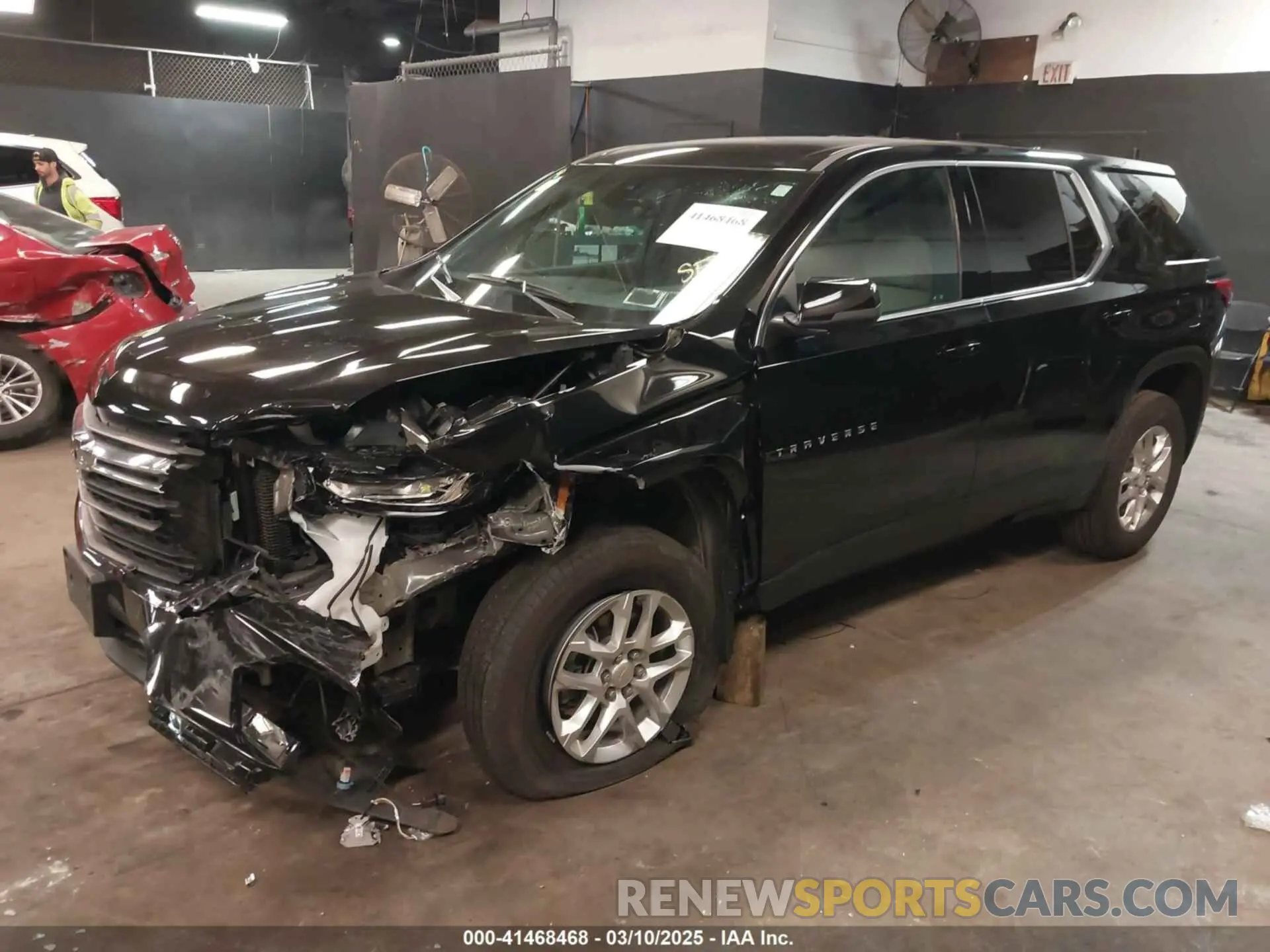2 Photograph of a damaged car 1GNERFKW7PJ280480 CHEVROLET TRAVERSE 2023