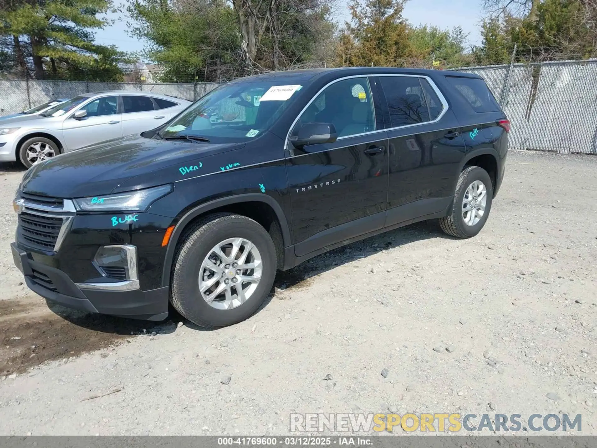 2 Photograph of a damaged car 1GNERFKW7PJ327409 CHEVROLET TRAVERSE 2023