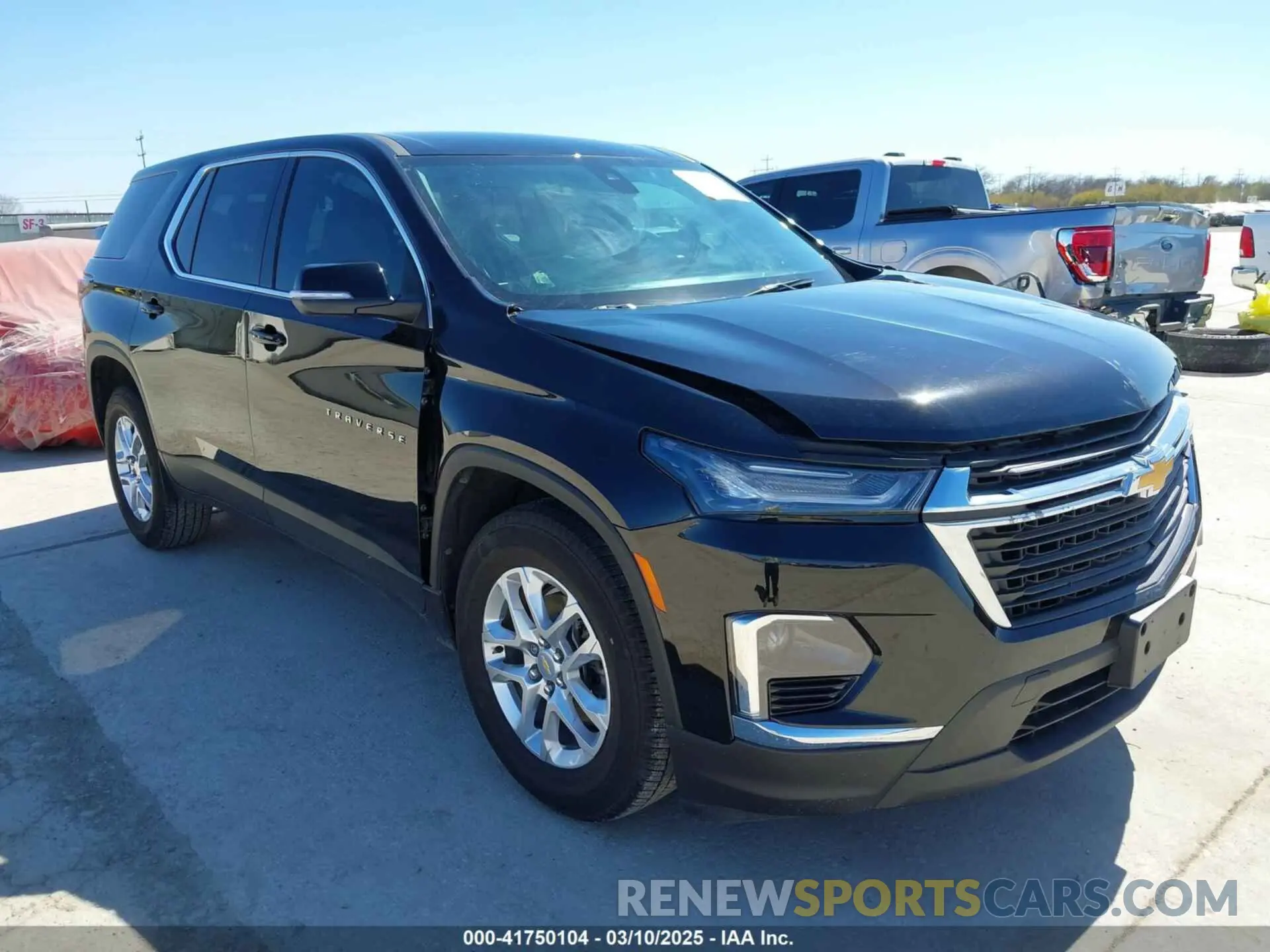 1 Photograph of a damaged car 1GNERFKW7PJ337535 CHEVROLET TRAVERSE 2023