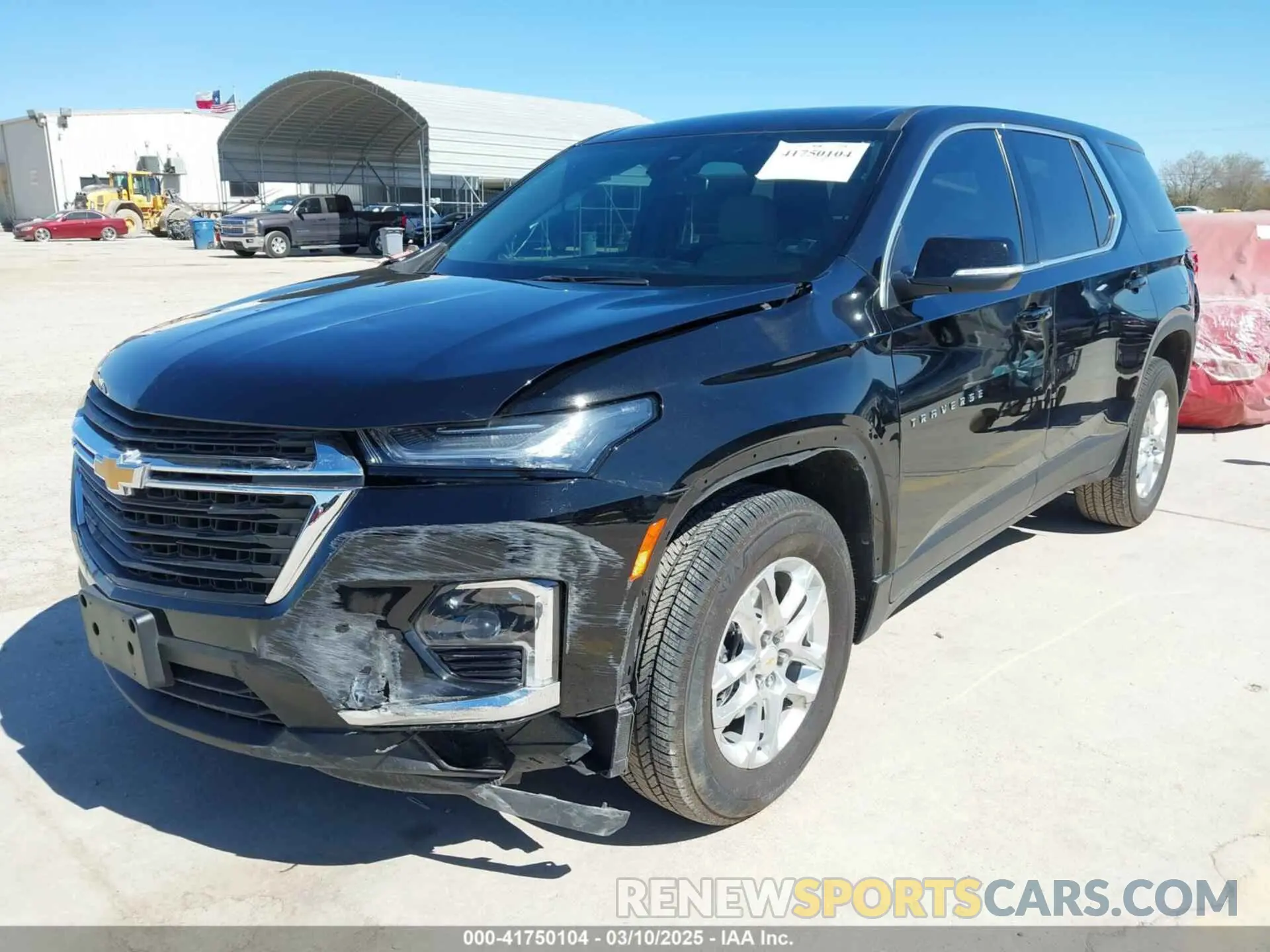 2 Photograph of a damaged car 1GNERFKW7PJ337535 CHEVROLET TRAVERSE 2023
