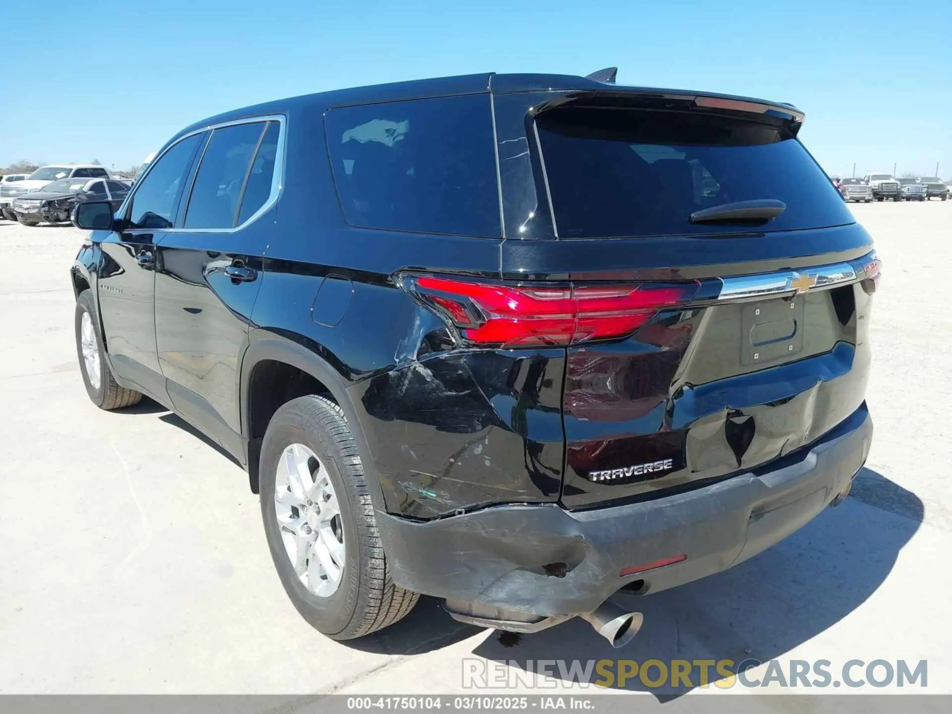 3 Photograph of a damaged car 1GNERFKW7PJ337535 CHEVROLET TRAVERSE 2023