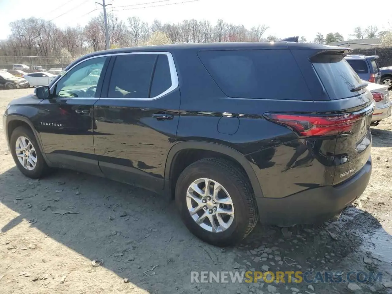2 Photograph of a damaged car 1GNERFKW9PJ279511 CHEVROLET TRAVERSE 2023