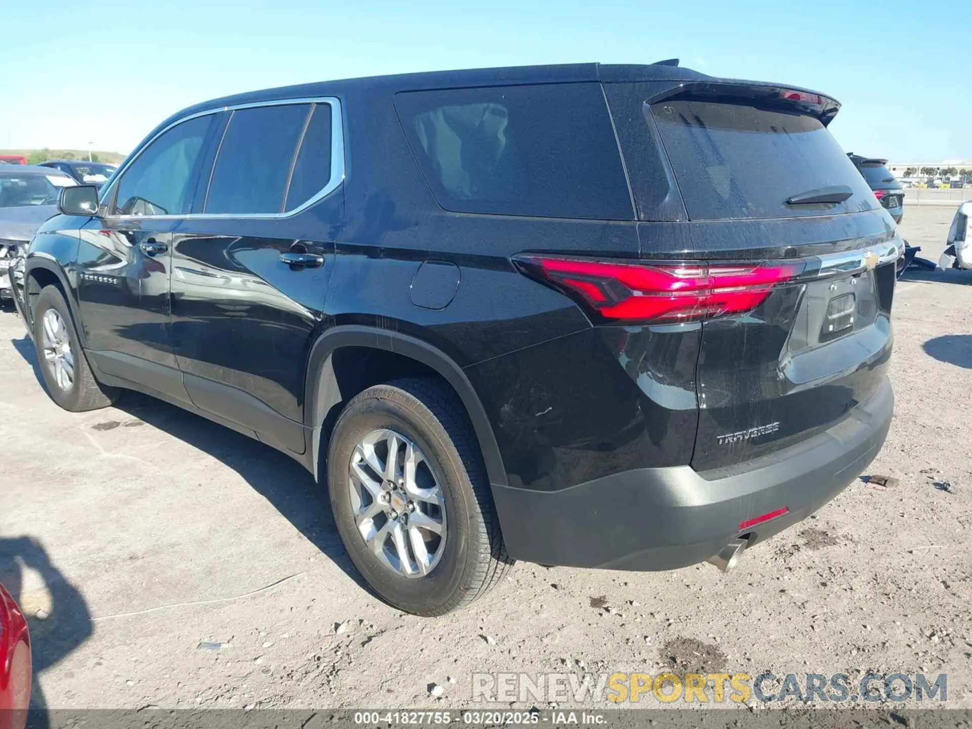 3 Photograph of a damaged car 1GNERFKW9PJ340291 CHEVROLET TRAVERSE 2023