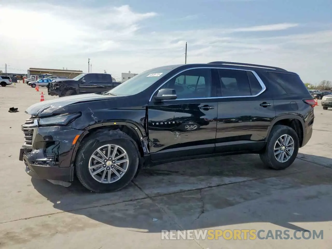 1 Photograph of a damaged car 1GNERGKW0PJ114436 CHEVROLET TRAVERSE 2023