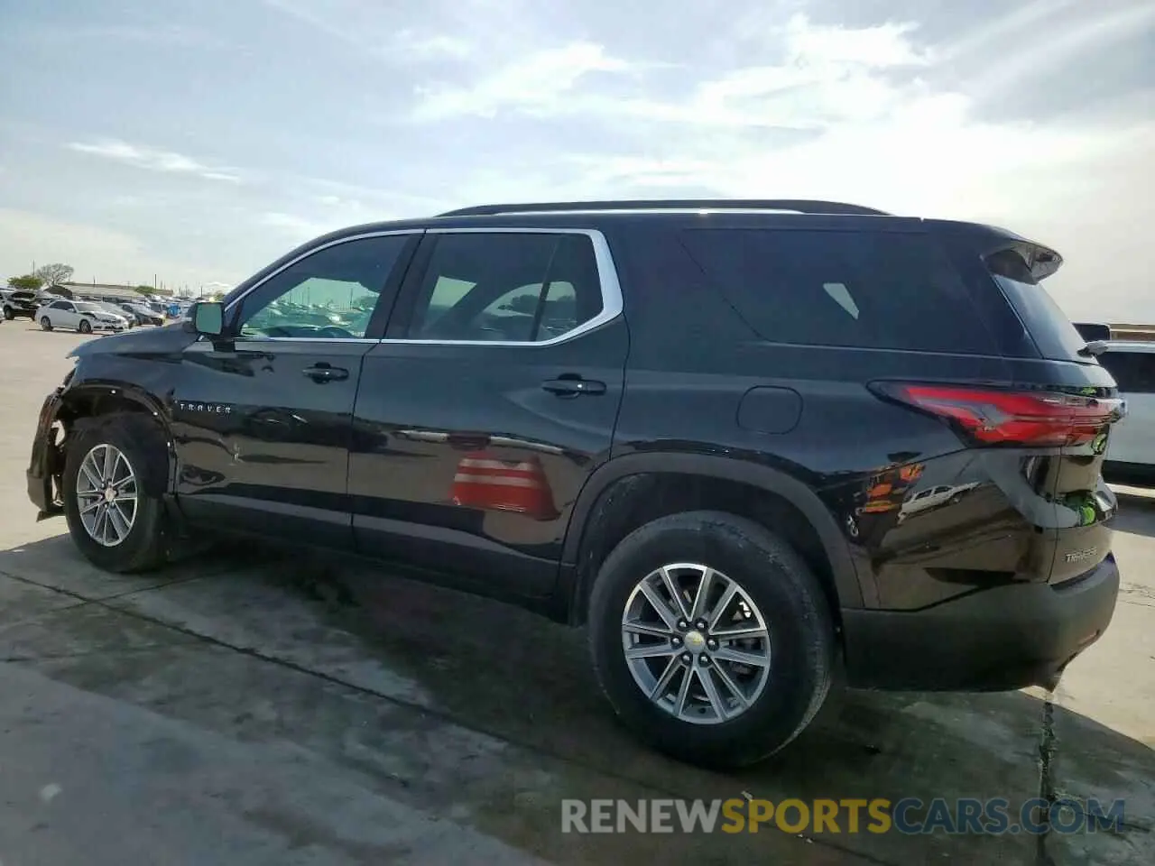 2 Photograph of a damaged car 1GNERGKW0PJ114436 CHEVROLET TRAVERSE 2023