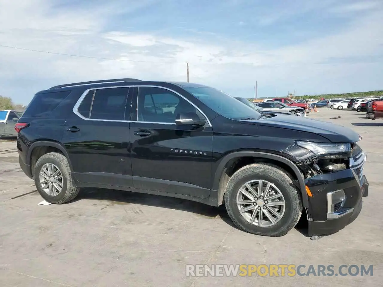 4 Photograph of a damaged car 1GNERGKW0PJ114436 CHEVROLET TRAVERSE 2023