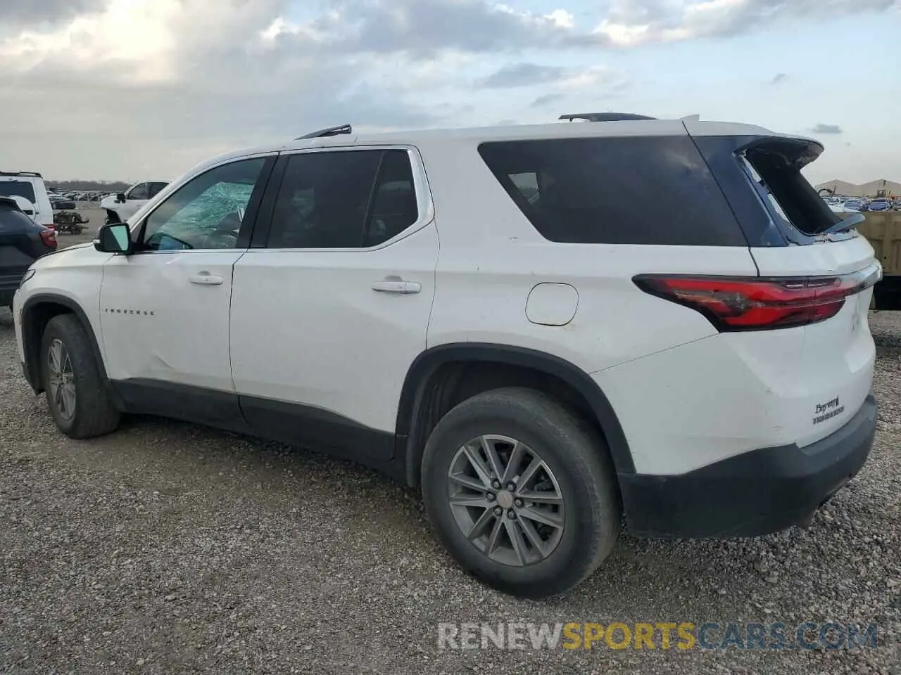 2 Photograph of a damaged car 1GNERGKW0PJ137456 CHEVROLET TRAVERSE 2023