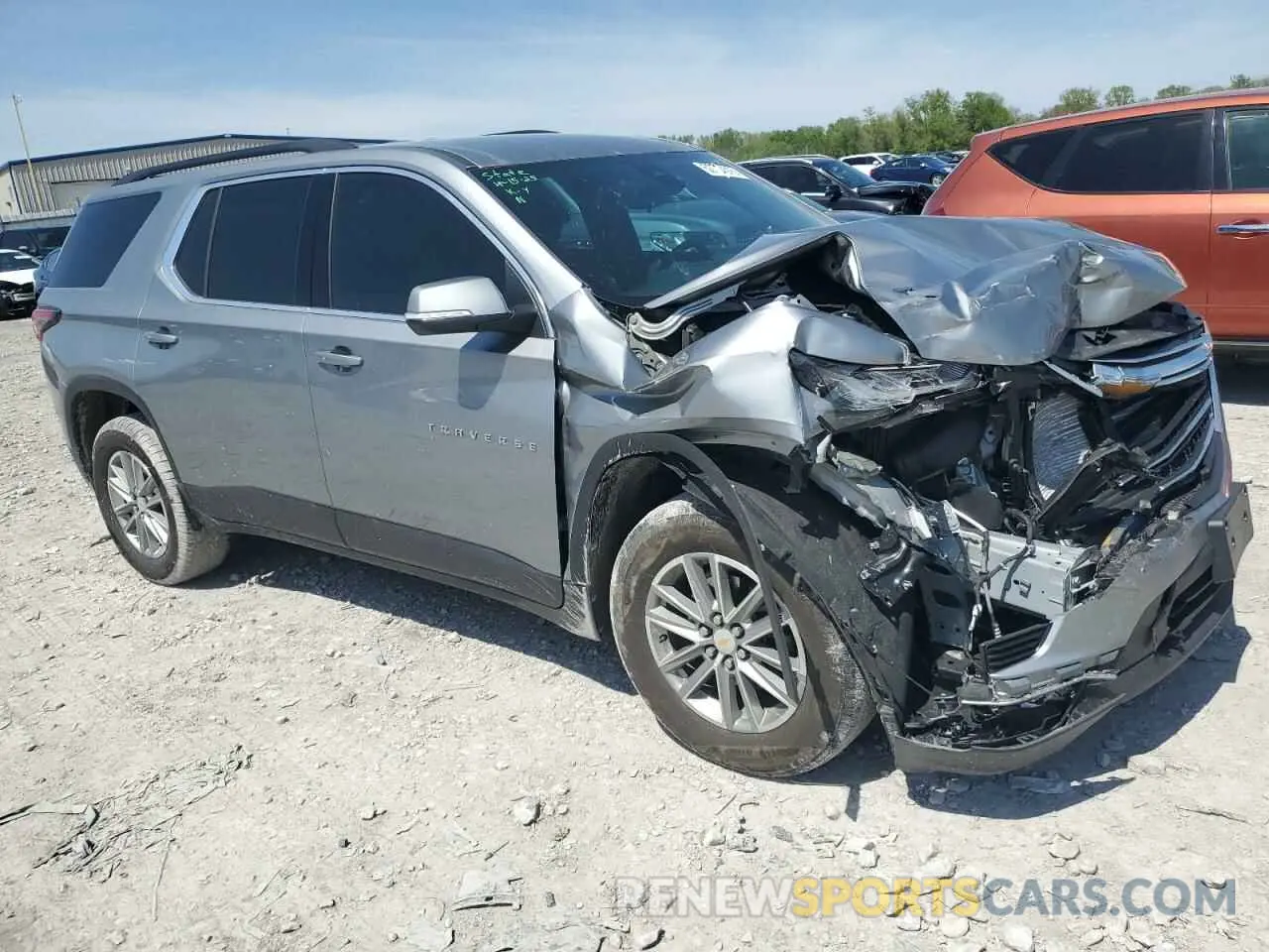 4 Photograph of a damaged car 1GNERGKW0PJ287423 CHEVROLET TRAVERSE 2023