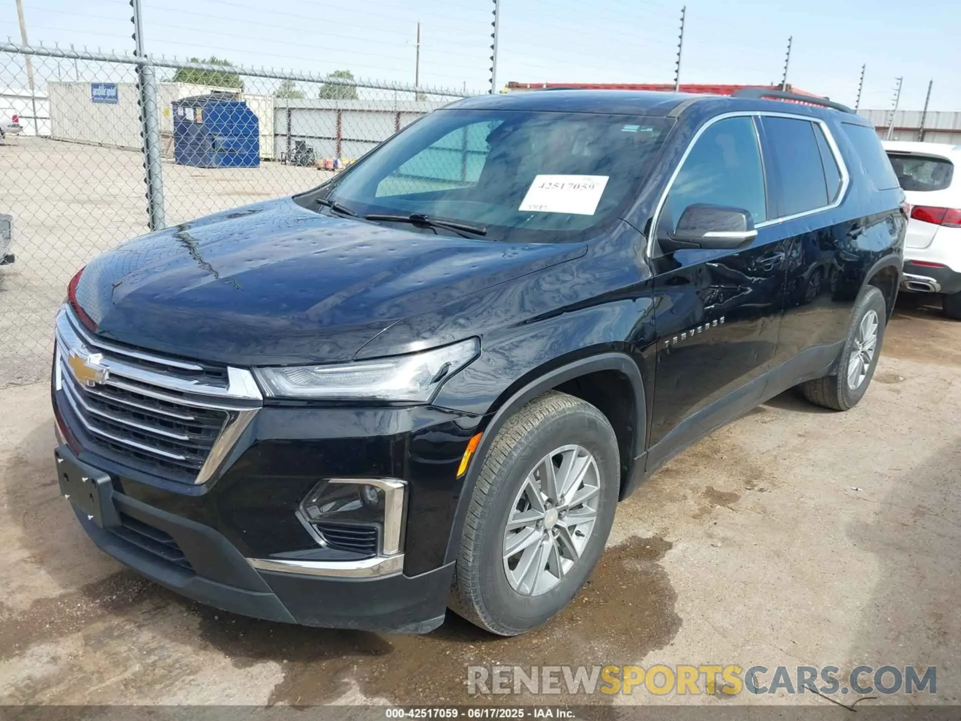 2 Photograph of a damaged car 1GNERGKW1PJ122402 CHEVROLET TRAVERSE 2023