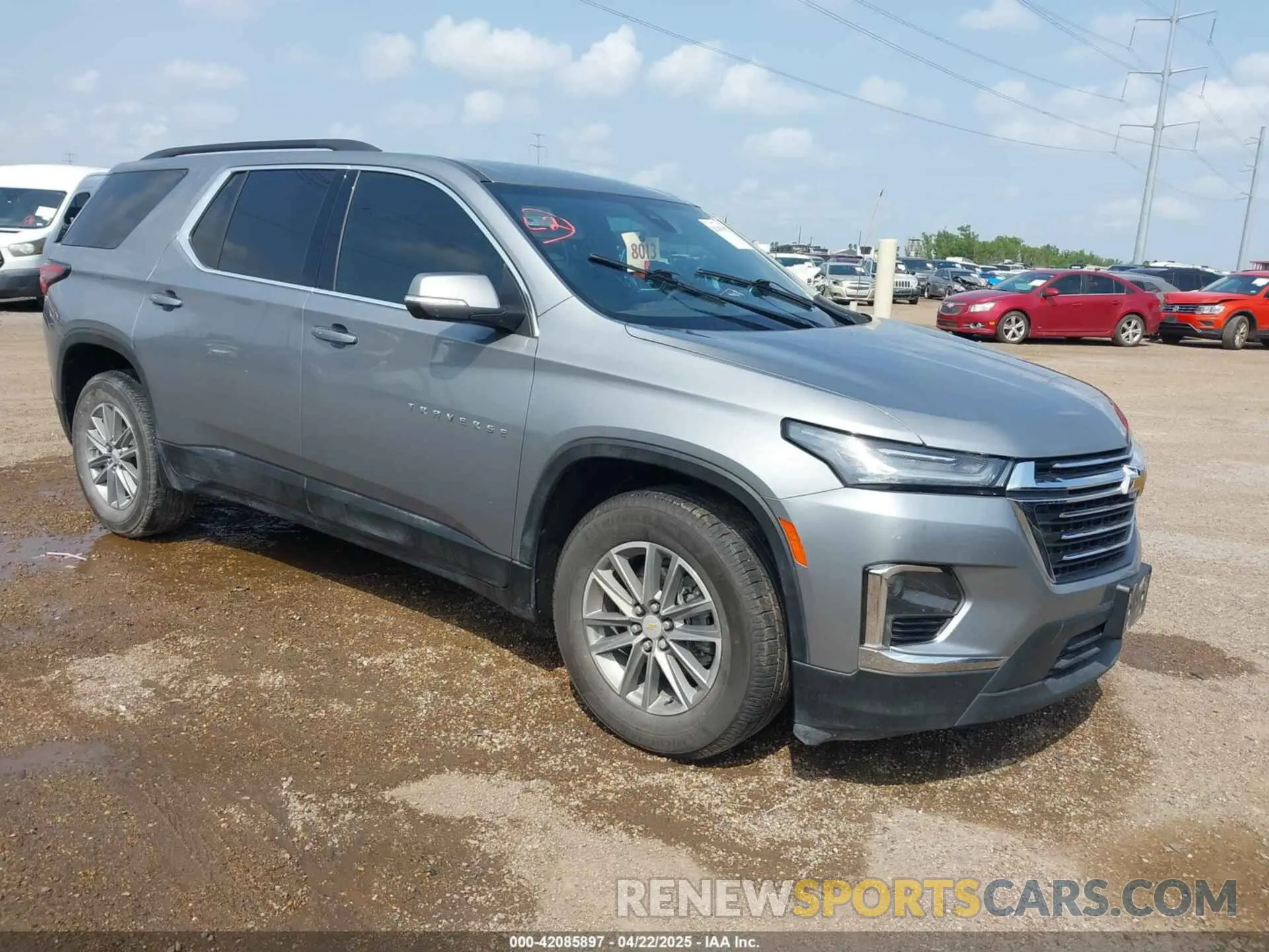 1 Photograph of a damaged car 1GNERGKW2PJ259218 CHEVROLET TRAVERSE 2023