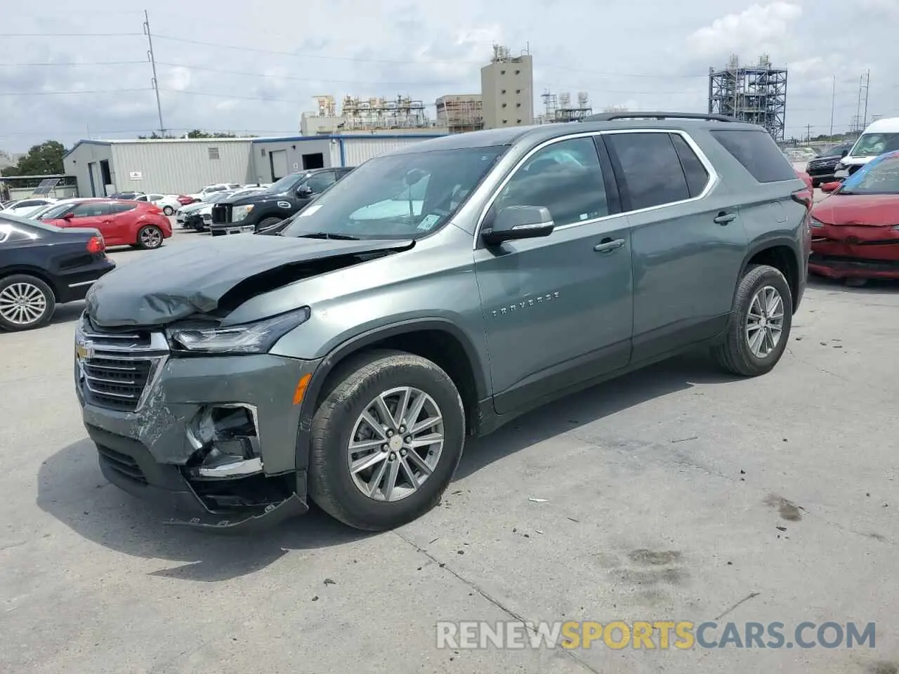 1 Photograph of a damaged car 1GNERGKW3PJ108498 CHEVROLET TRAVERSE 2023