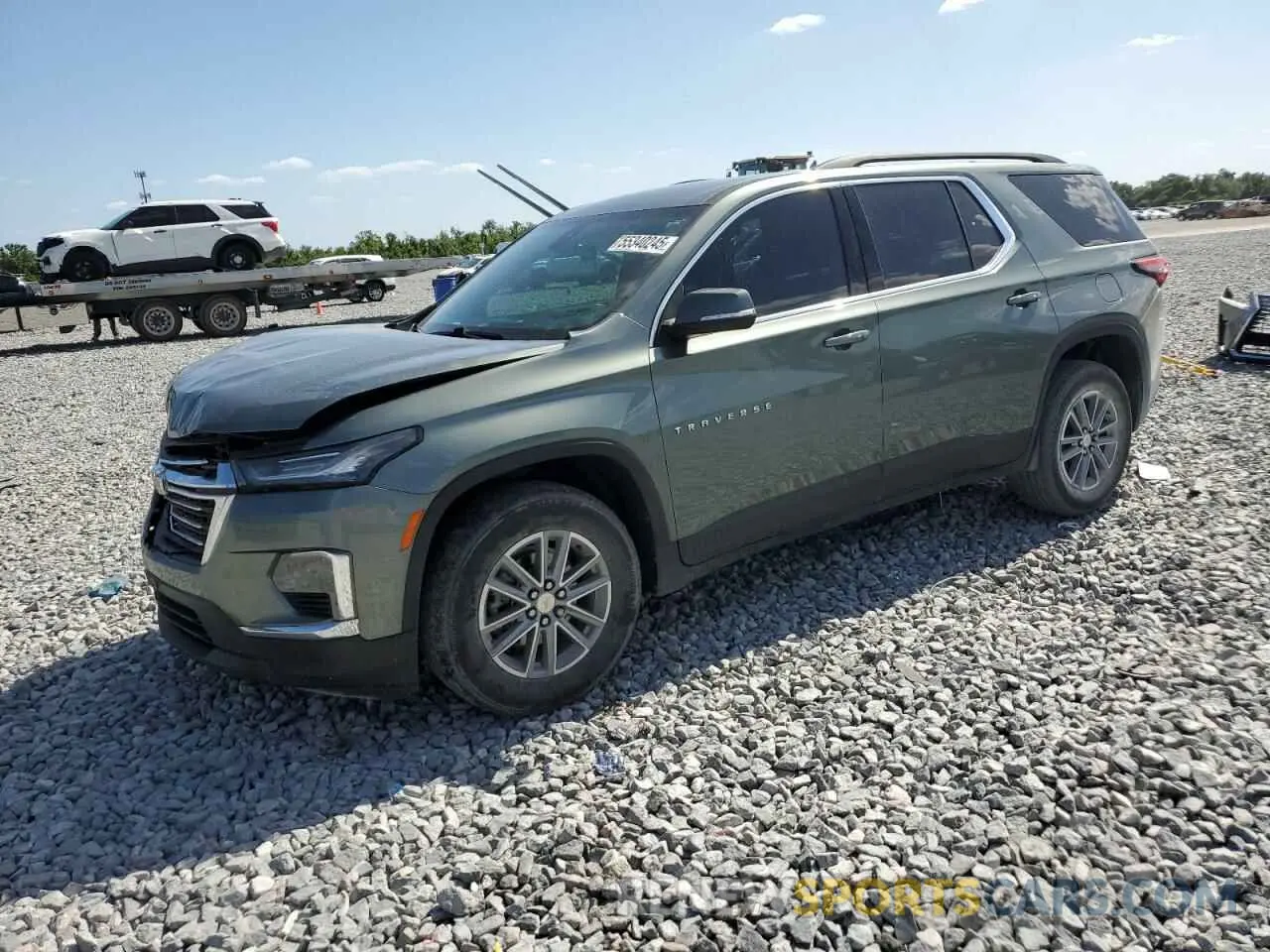 1 Photograph of a damaged car 1GNERGKW3PJ126354 CHEVROLET TRAVERSE 2023