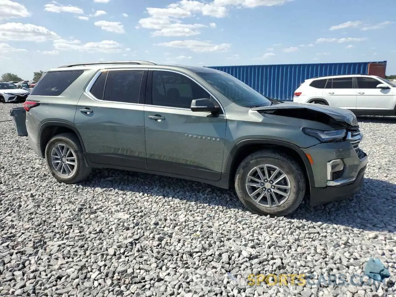 4 Photograph of a damaged car 1GNERGKW3PJ126354 CHEVROLET TRAVERSE 2023