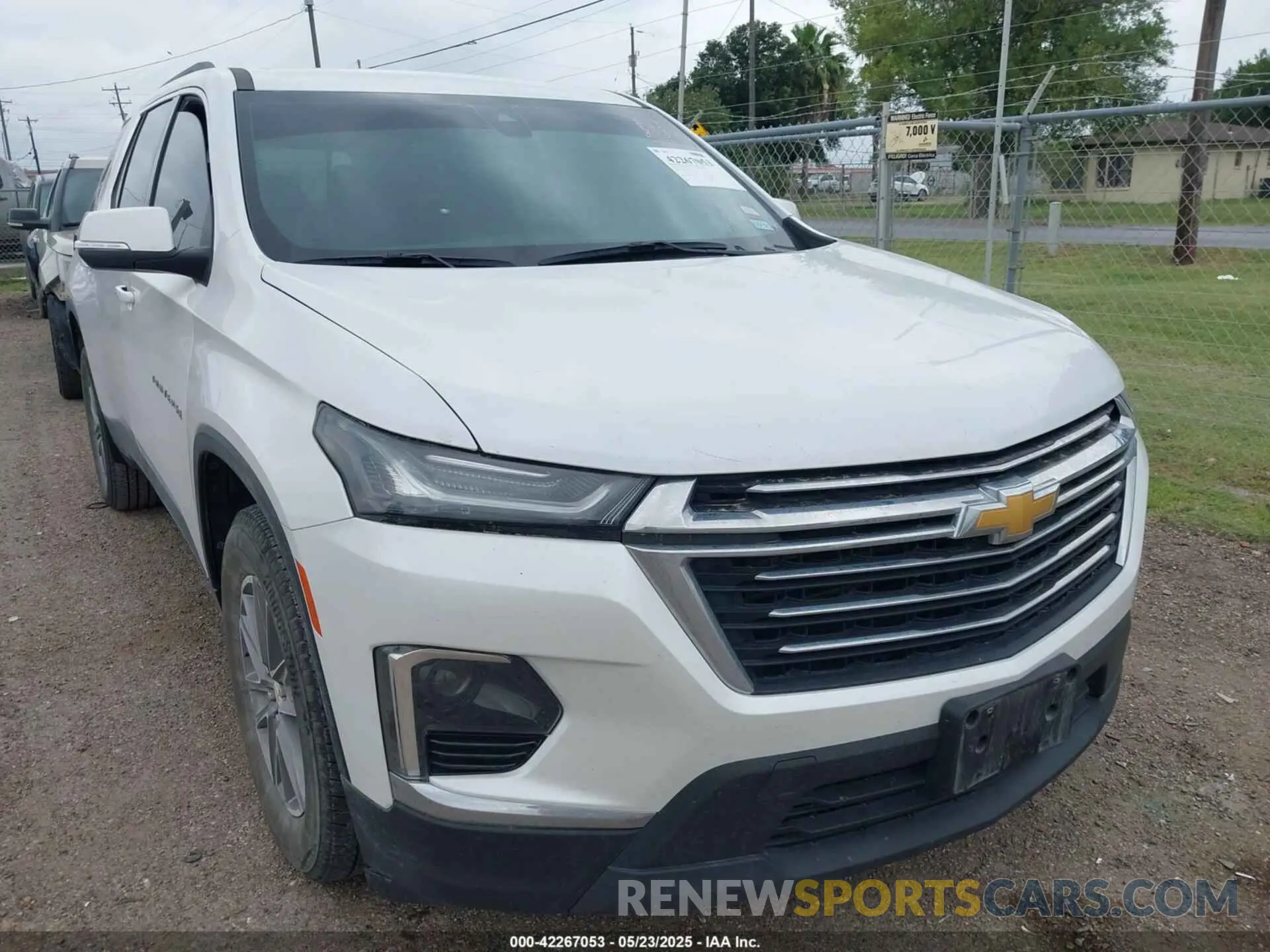 1 Photograph of a damaged car 1GNERGKW3PJ307535 CHEVROLET TRAVERSE 2023