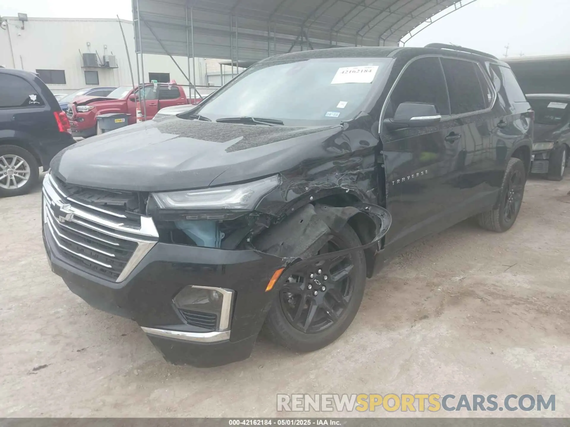 2 Photograph of a damaged car 1GNERGKW4PJ303672 CHEVROLET TRAVERSE 2023