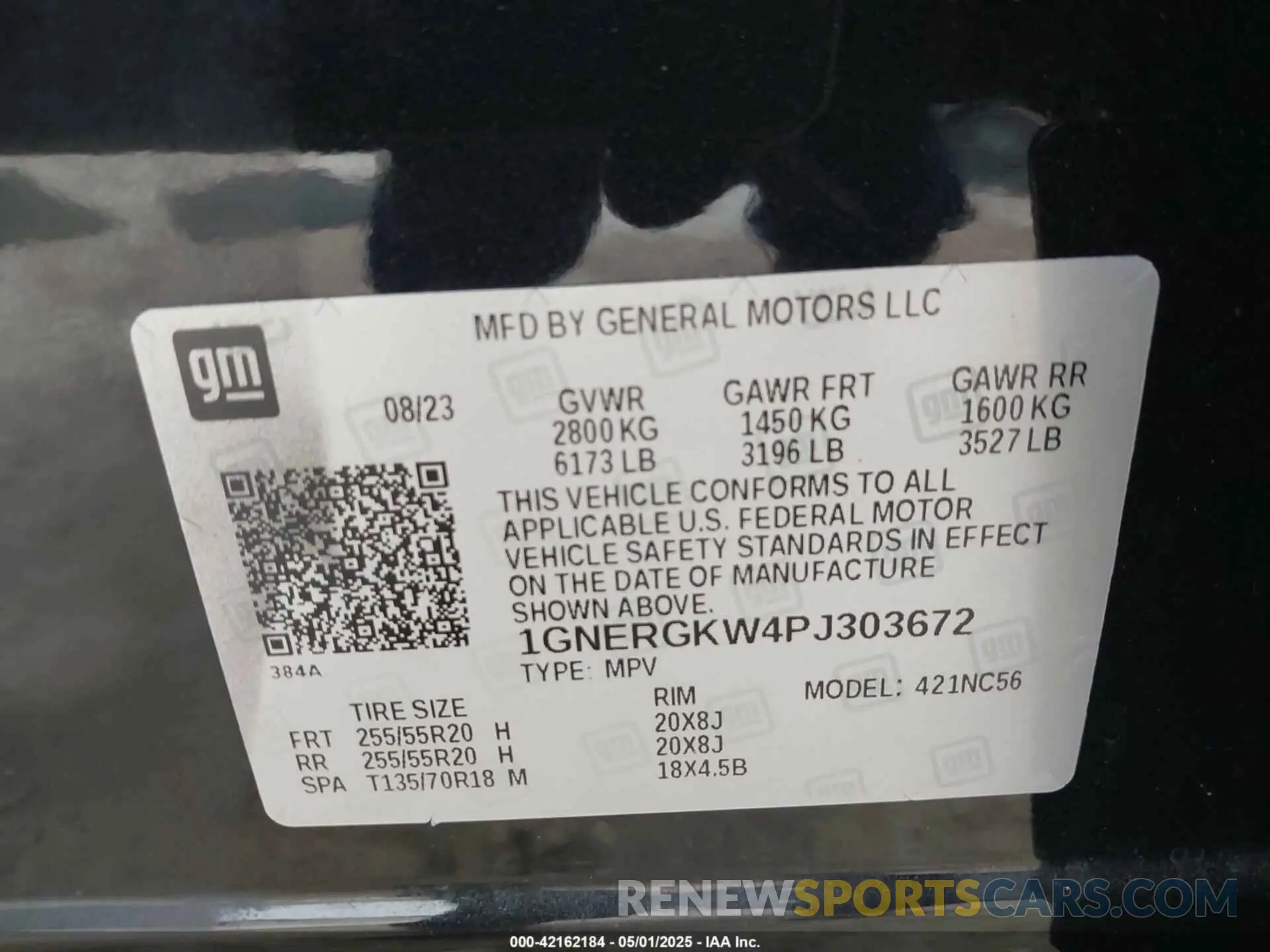 9 Photograph of a damaged car 1GNERGKW4PJ303672 CHEVROLET TRAVERSE 2023