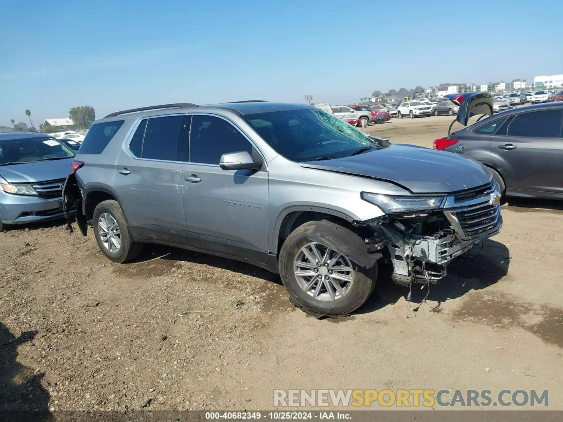 1 Photograph of a damaged car 1GNERGKW5PJ124931 CHEVROLET TRAVERSE 2023