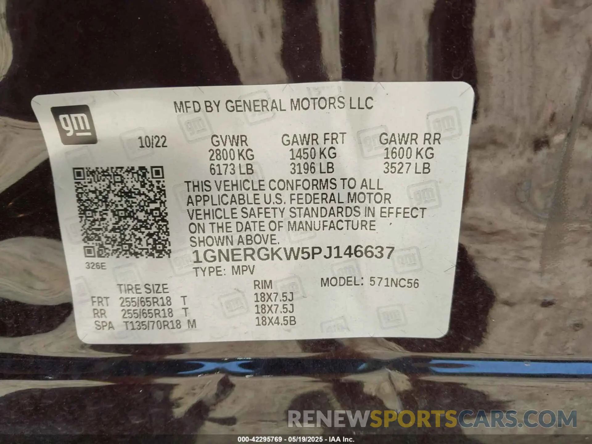 9 Photograph of a damaged car 1GNERGKW5PJ146637 CHEVROLET TRAVERSE 2023