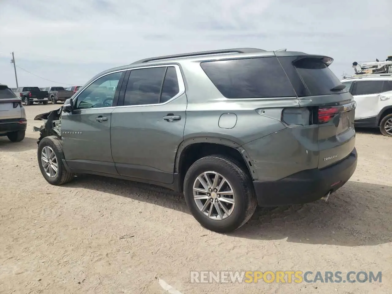 2 Photograph of a damaged car 1GNERGKW5PJ223247 CHEVROLET TRAVERSE 2023