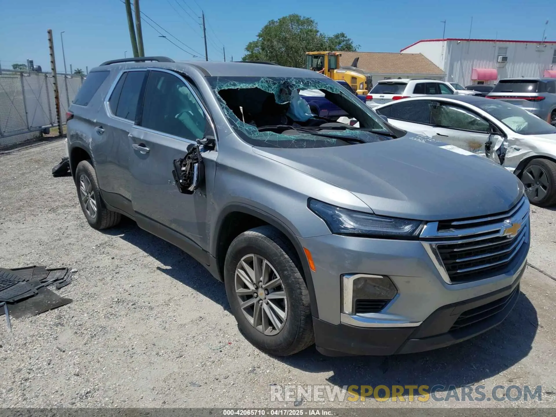 1 Photograph of a damaged car 1GNERGKW5PJ248875 CHEVROLET TRAVERSE 2023