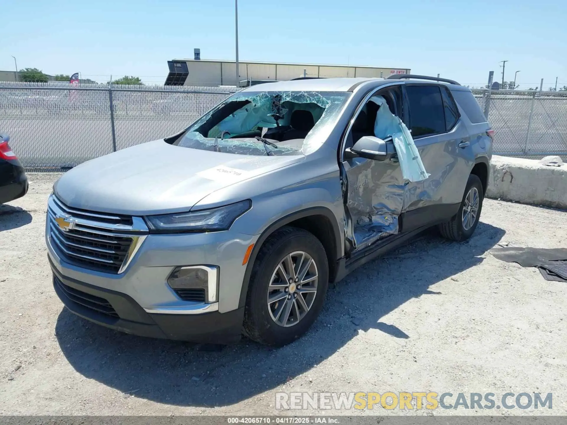 2 Photograph of a damaged car 1GNERGKW5PJ248875 CHEVROLET TRAVERSE 2023
