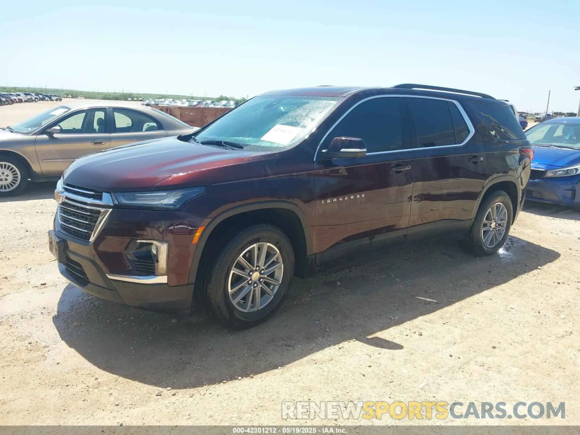 2 Photograph of a damaged car 1GNERGKW5PJ296957 CHEVROLET TRAVERSE 2023