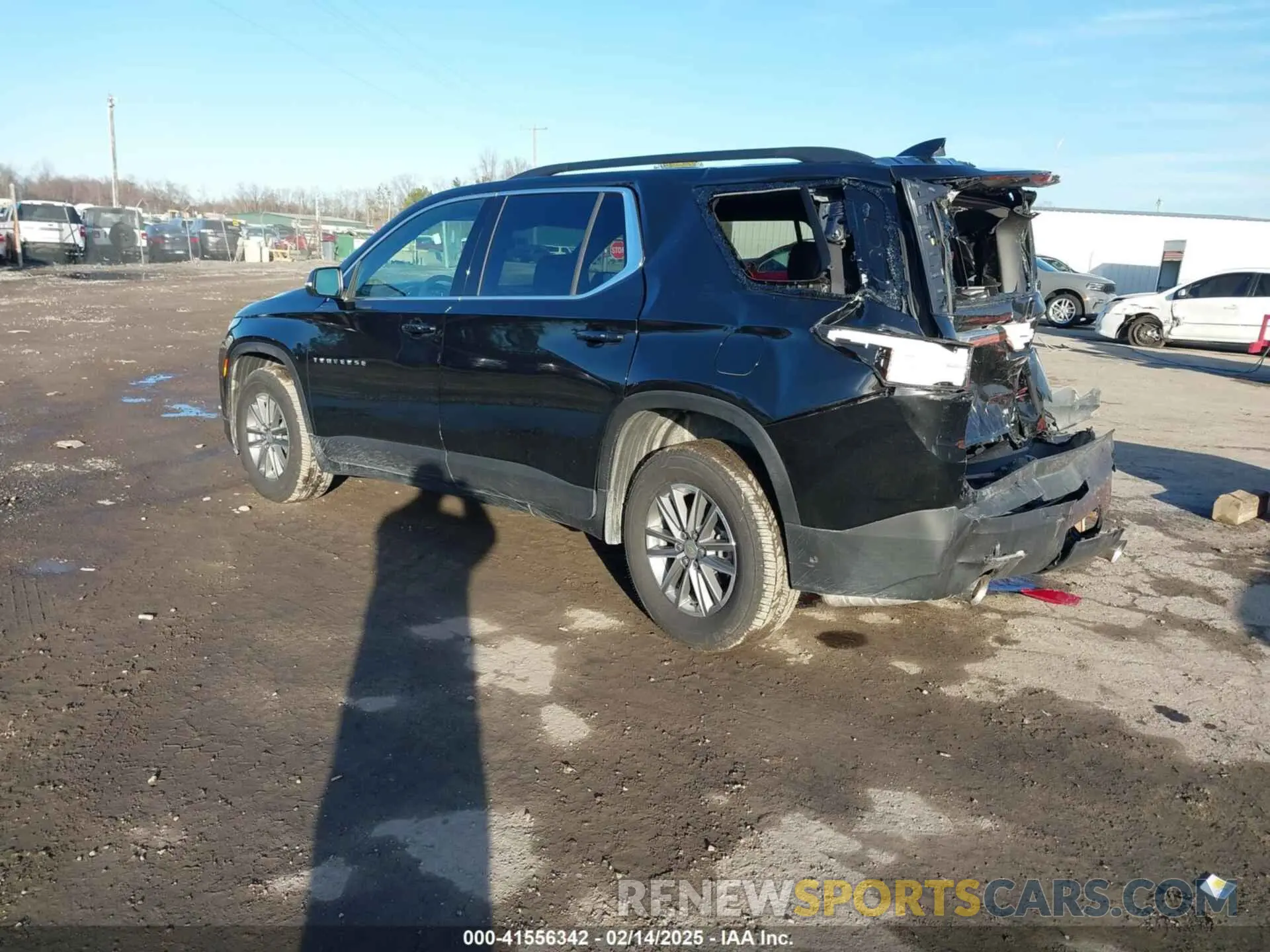 3 Photograph of a damaged car 1GNERGKW5PJ338740 CHEVROLET TRAVERSE 2023