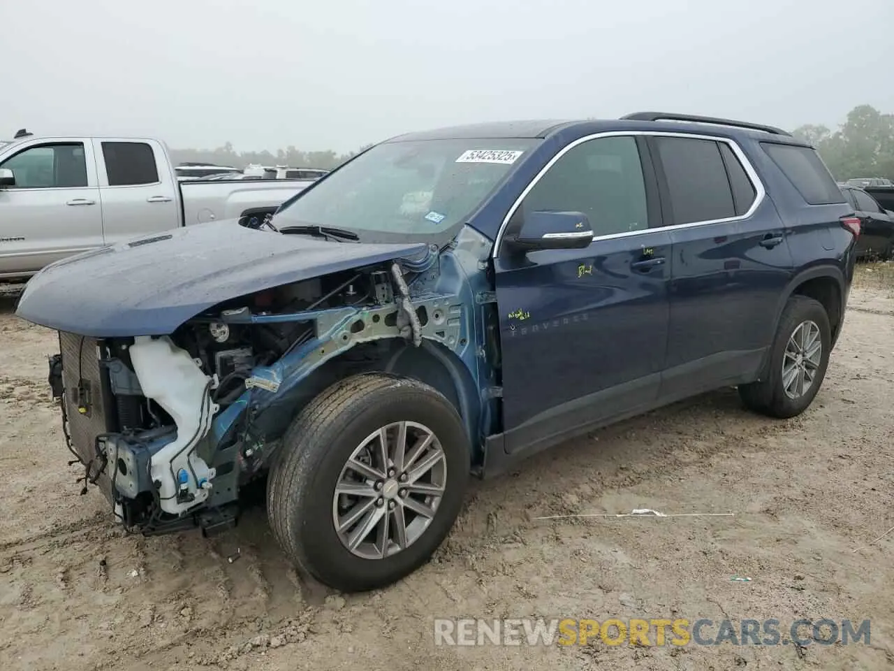 1 Photograph of a damaged car 1GNERGKW6PJ286504 CHEVROLET TRAVERSE 2023