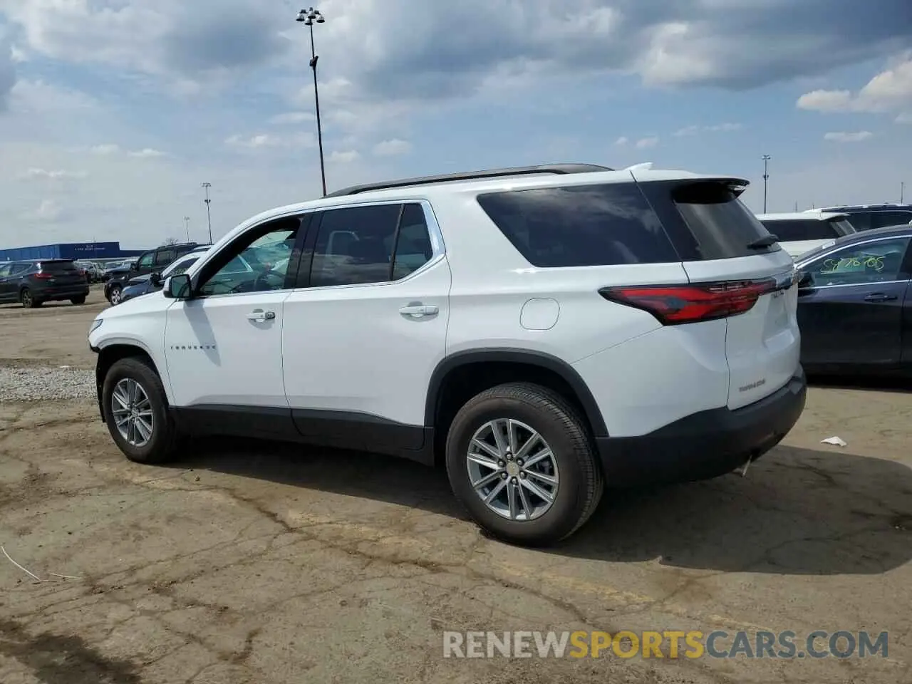 2 Photograph of a damaged car 1GNERGKW6PJ324619 CHEVROLET TRAVERSE 2023