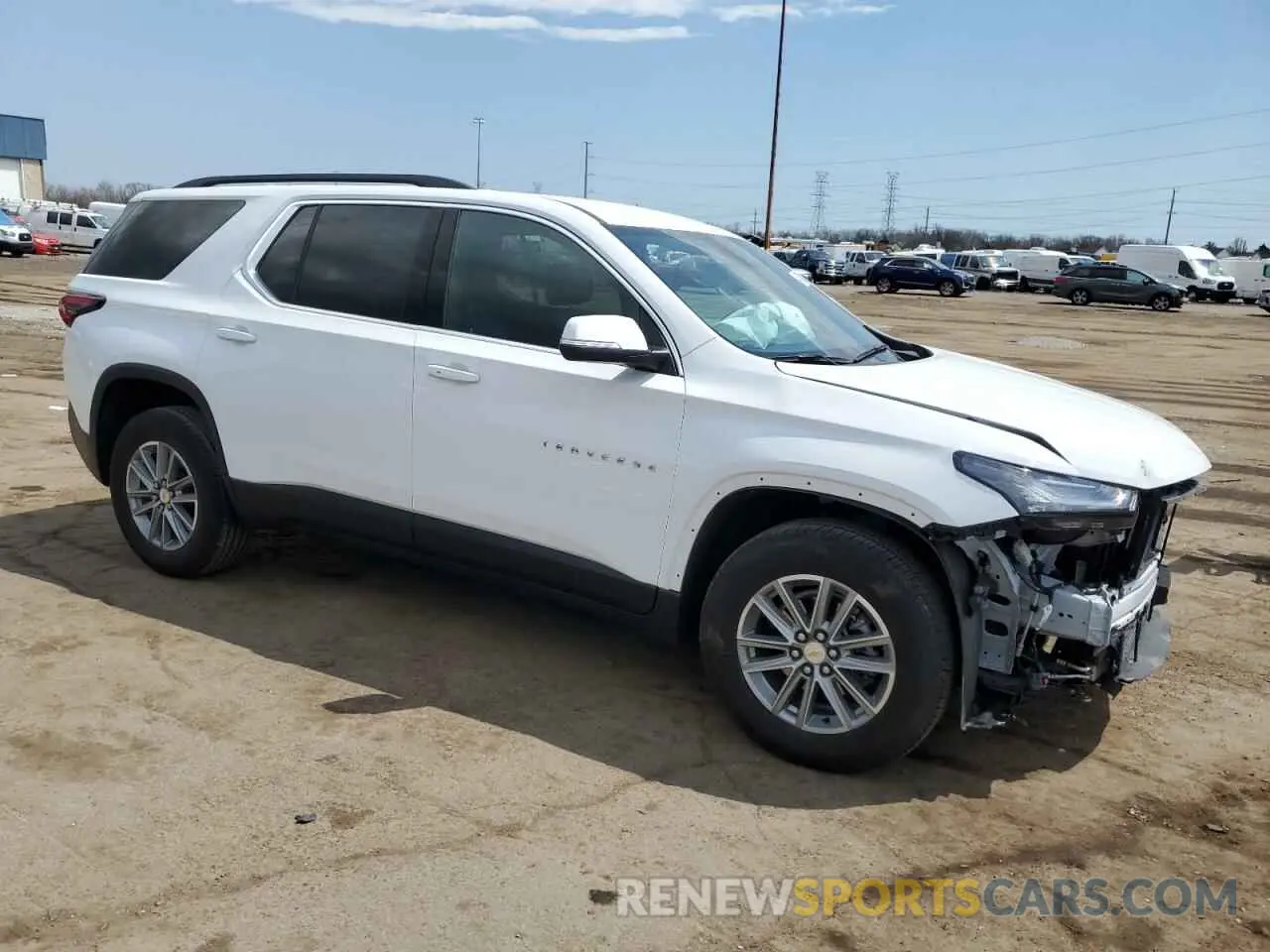 4 Photograph of a damaged car 1GNERGKW6PJ324619 CHEVROLET TRAVERSE 2023