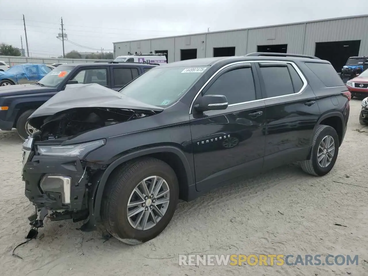 1 Photograph of a damaged car 1GNERGKW6PJ341369 CHEVROLET TRAVERSE 2023