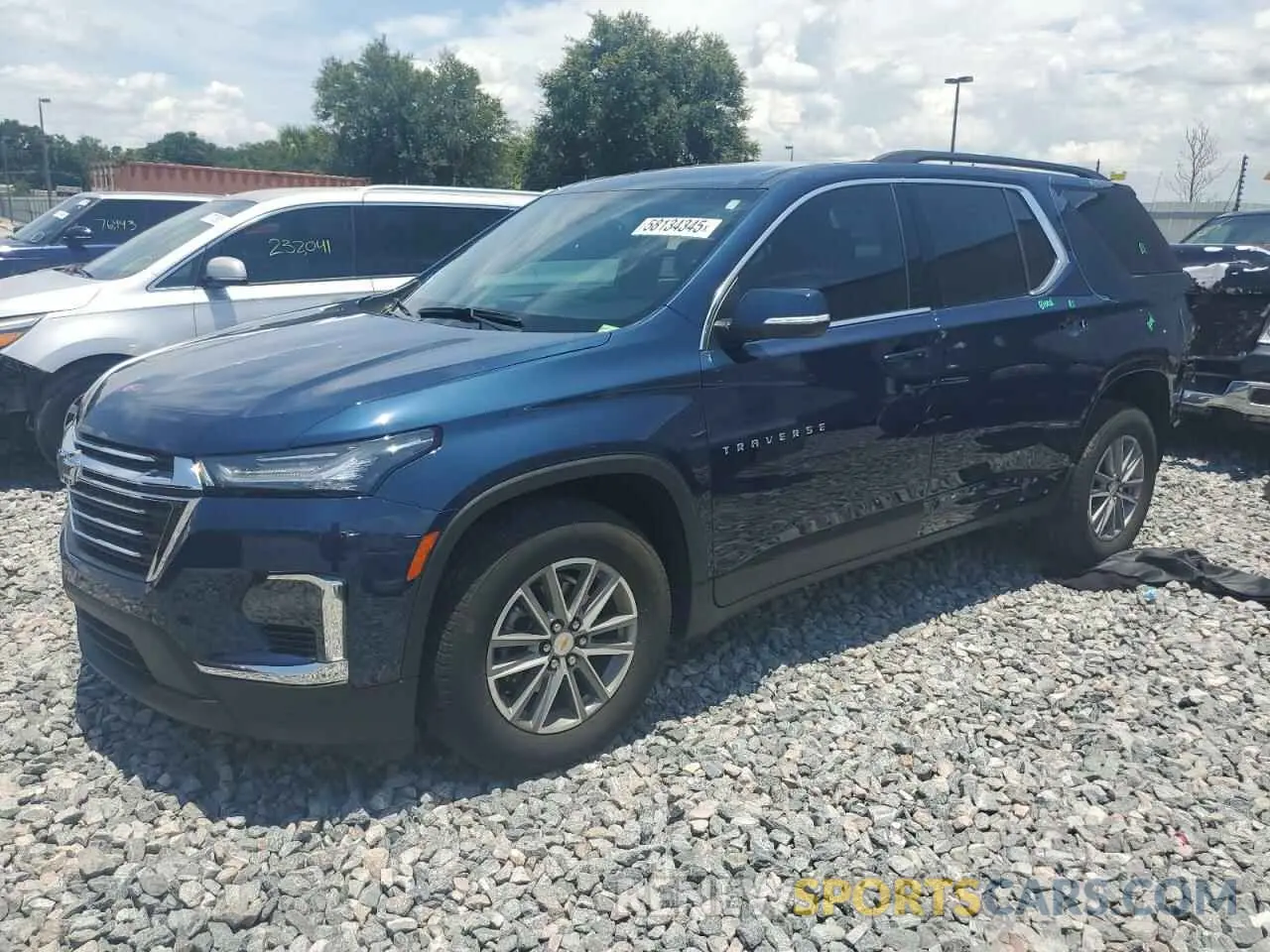 1 Photograph of a damaged car 1GNERGKW7PJ273793 CHEVROLET TRAVERSE 2023