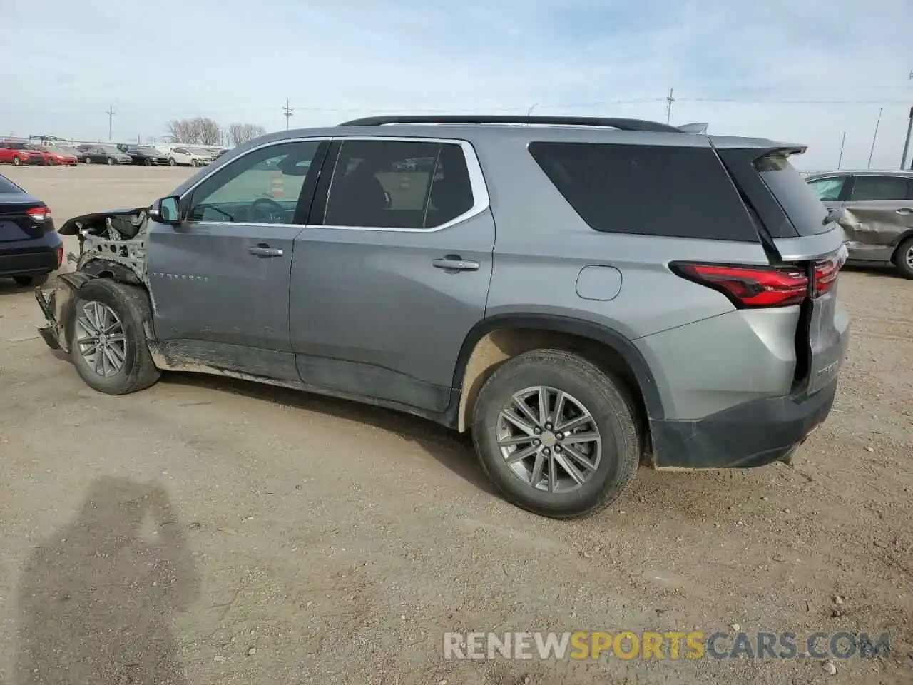 2 Photograph of a damaged car 1GNERGKW7PJ286611 CHEVROLET TRAVERSE 2023