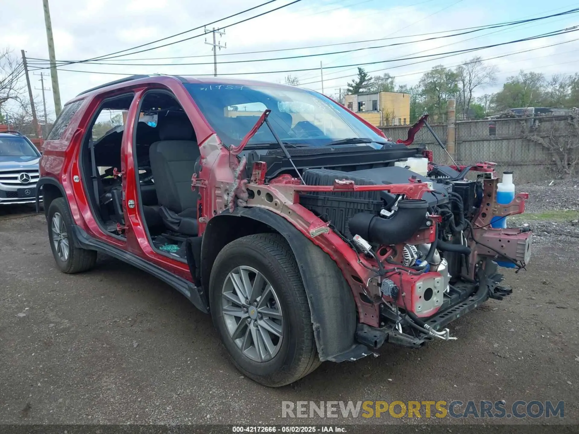 1 Photograph of a damaged car 1GNERGKW7PJ311989 CHEVROLET TRAVERSE 2023