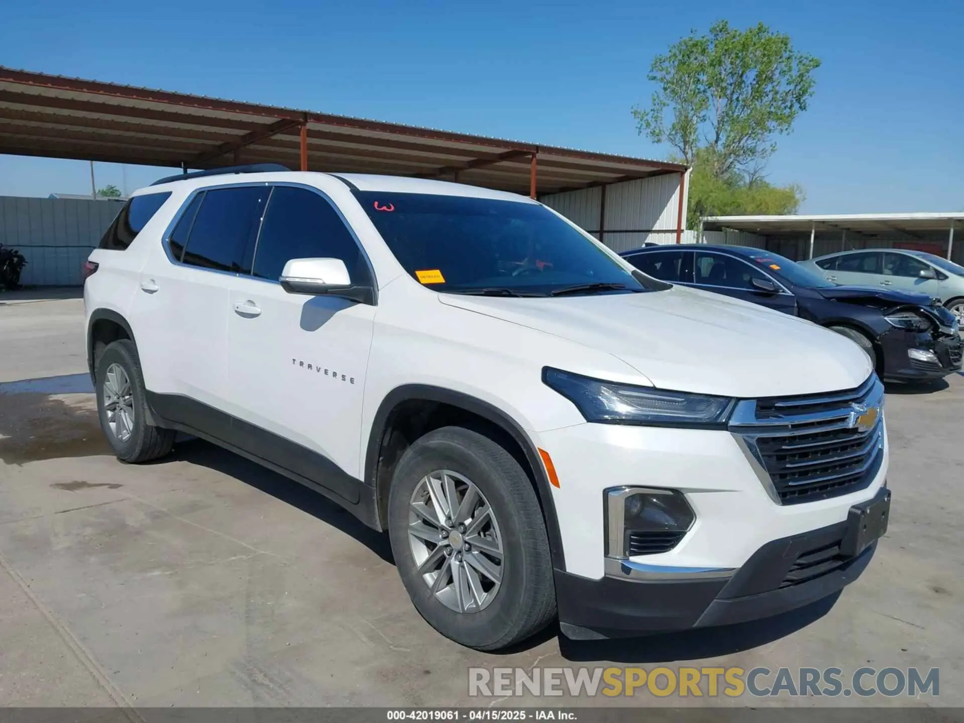 1 Photograph of a damaged car 1GNERGKW7PJ323950 CHEVROLET TRAVERSE 2023
