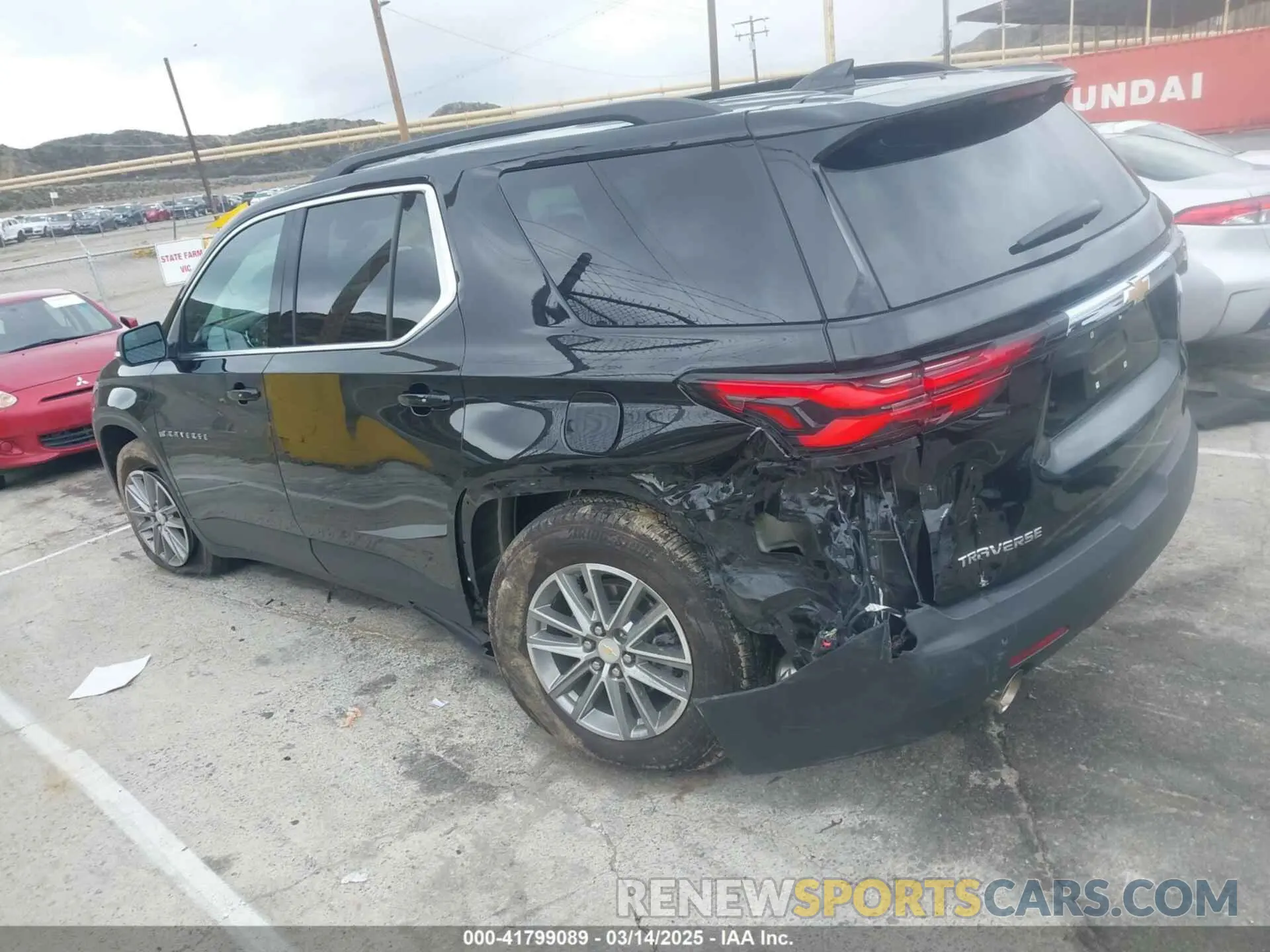 3 Photograph of a damaged car 1GNERGKW8PJ134174 CHEVROLET TRAVERSE 2023