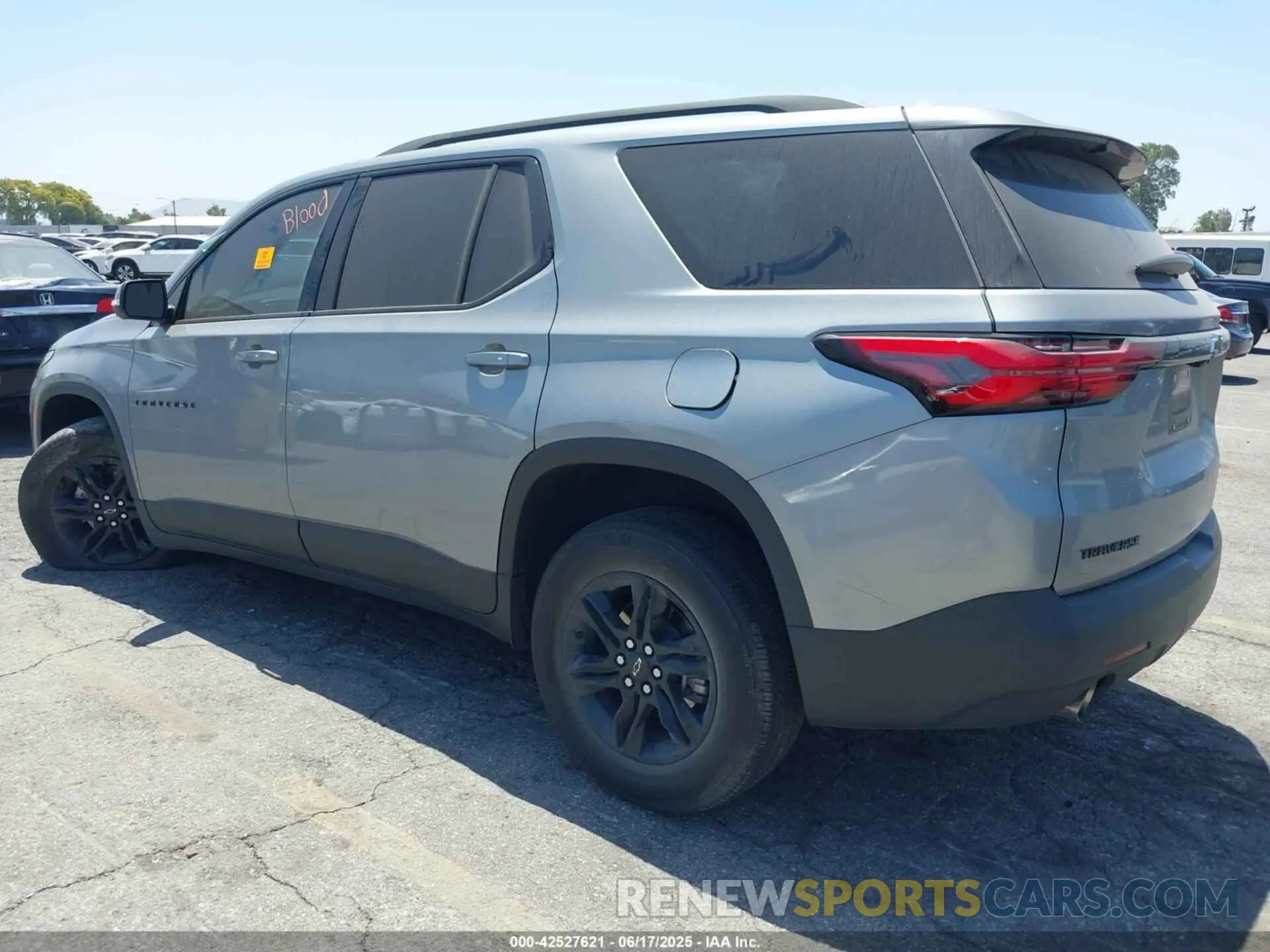 3 Photograph of a damaged car 1GNERGKW8PJ166414 CHEVROLET TRAVERSE 2023