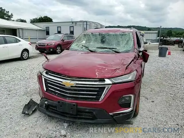 14 Photograph of a damaged car 1GNERGKW8PJ318272 CHEVROLET TRAVERSE 2023