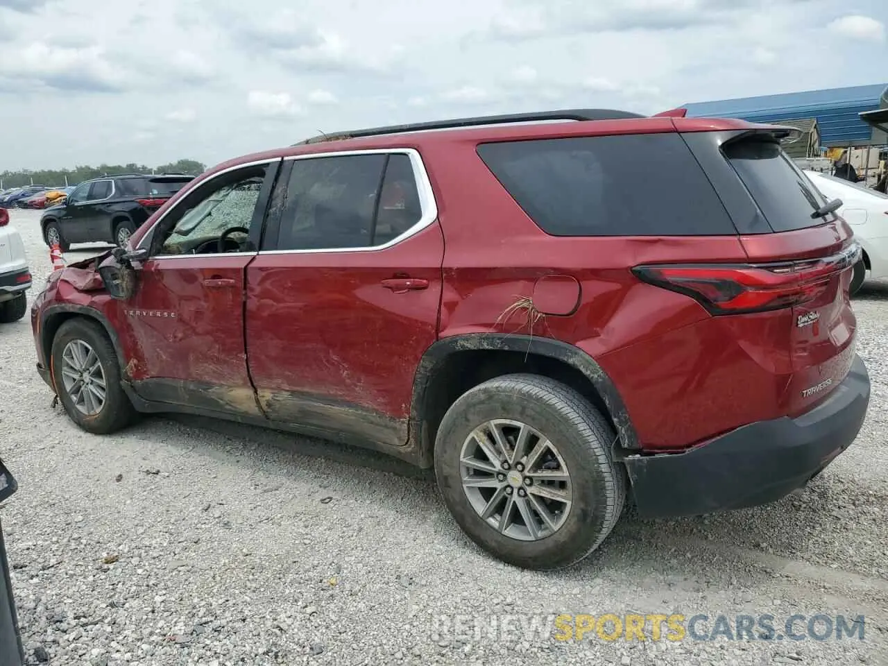 2 Photograph of a damaged car 1GNERGKW8PJ318272 CHEVROLET TRAVERSE 2023