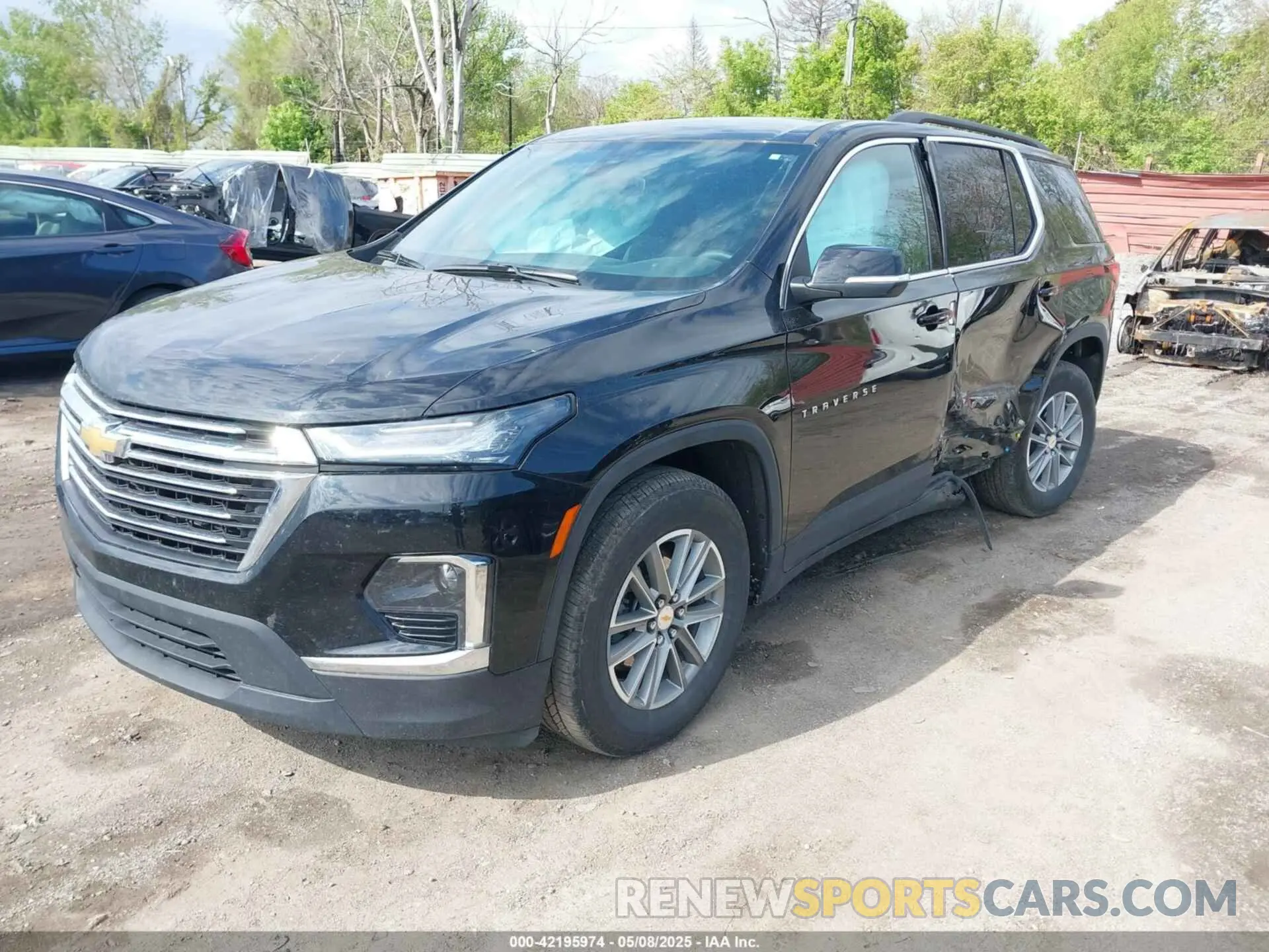 2 Photograph of a damaged car 1GNERGKW9PJ121255 CHEVROLET TRAVERSE 2023